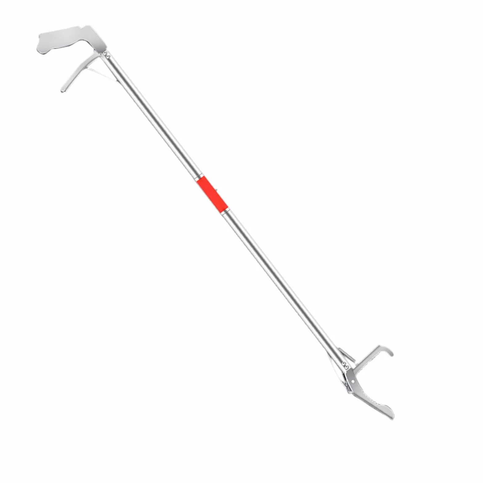 Pinza a serpente extra lunga 150 cm, pinza a serpente pieghevole per rettili, in acciaio inox, gancio a serpente e rettile da 1,5 m