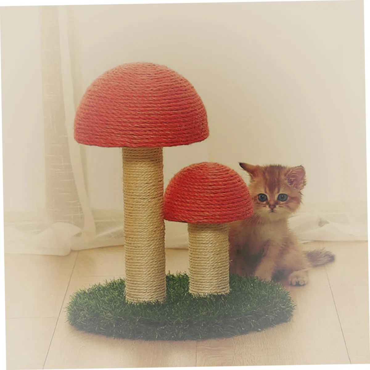 Tiragraffi Arrampicata per Materiale Ricambio Sintetico in e r Gatti Albero per Resistente All'abrasione e Superficie Liscia da Gioco Indoor