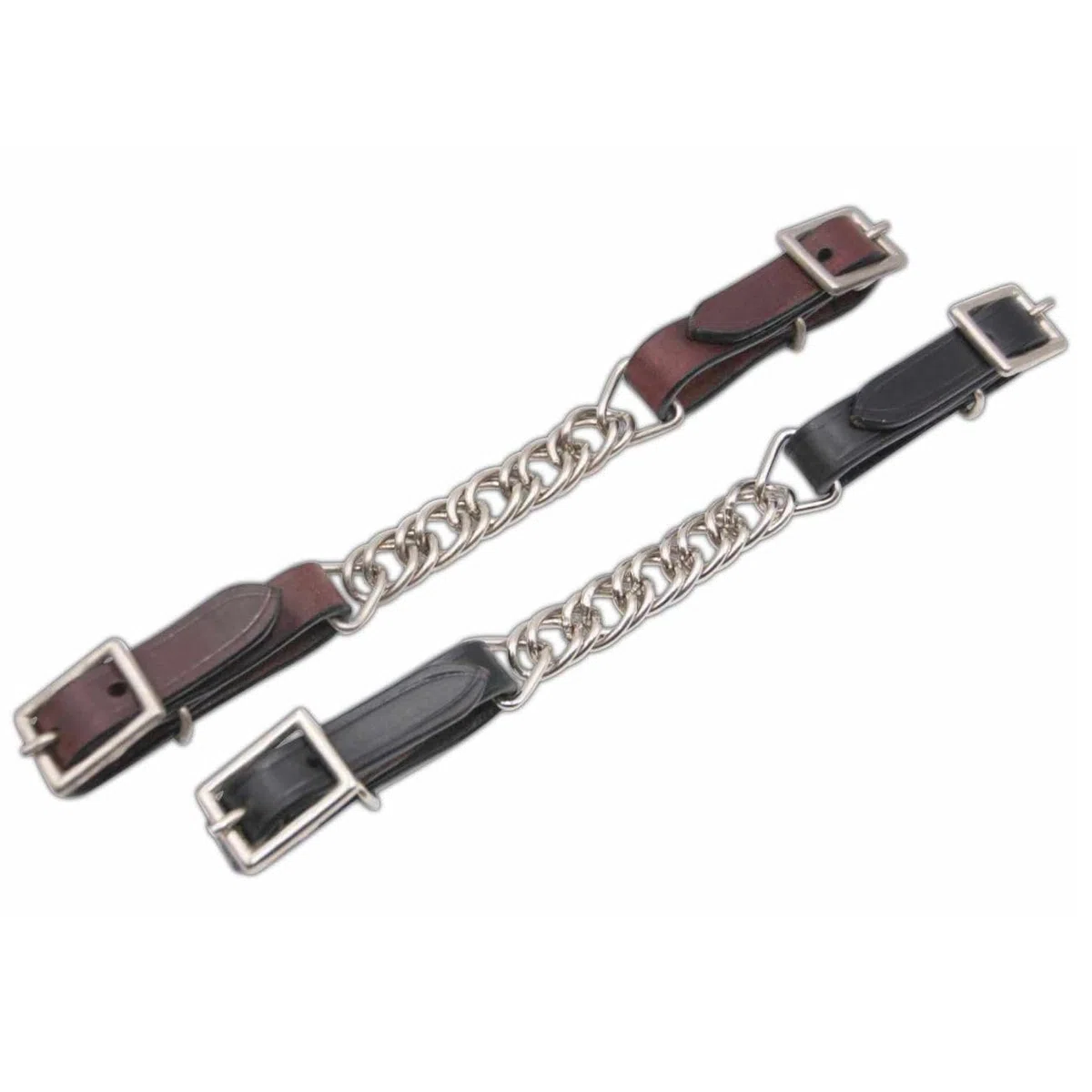 Amesbichler - Sottogola con passanti in pelle per bacchetta, equitazione western
