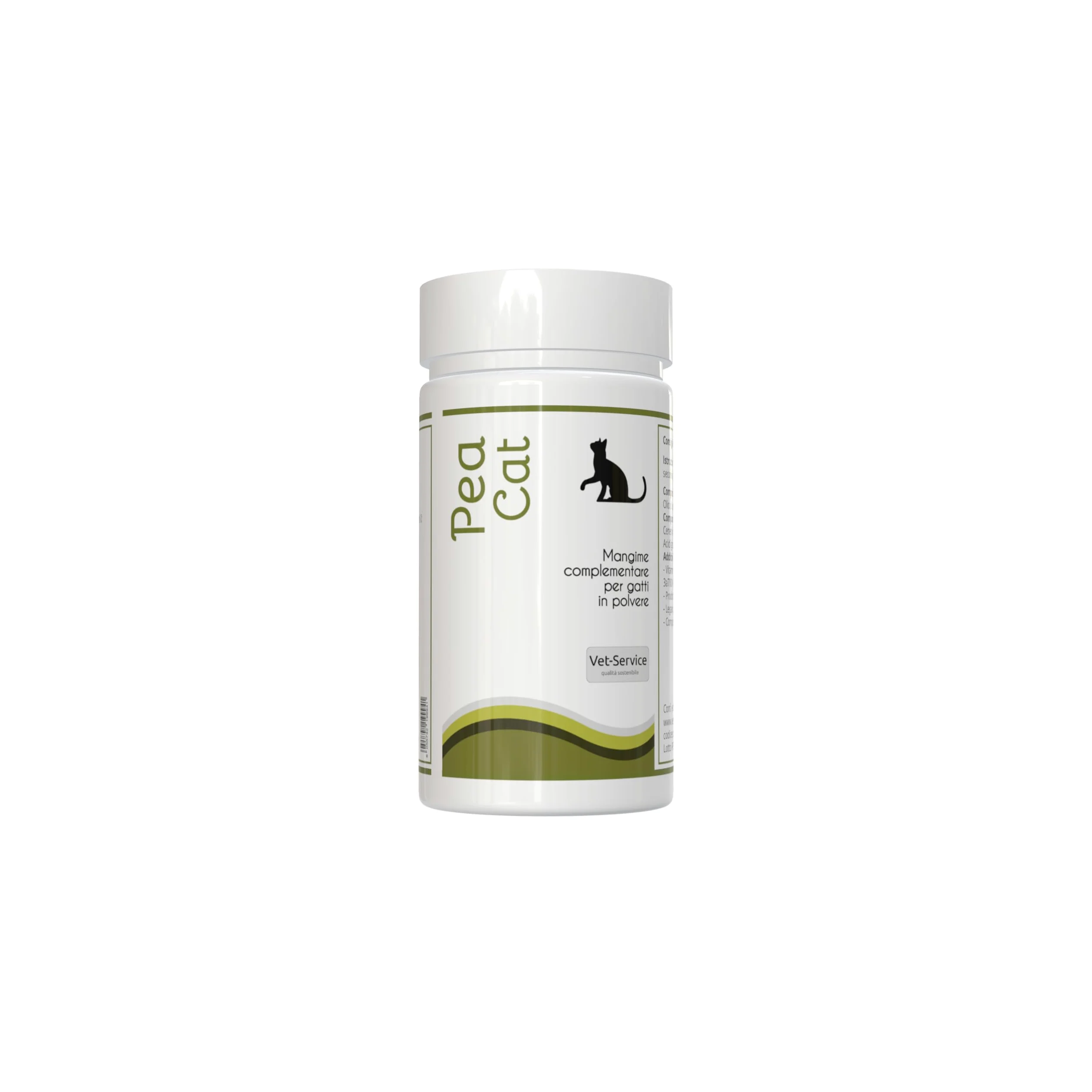 Pea-Cat | 30 grammi | Antidolorifico e Antifiammatorio | Integratore per gatti in polvere | Supporto per Infiammazioni e Dolori Cronici, Neuropatici e a carico dei Tessuti Molli con PEA e Oleuropeina