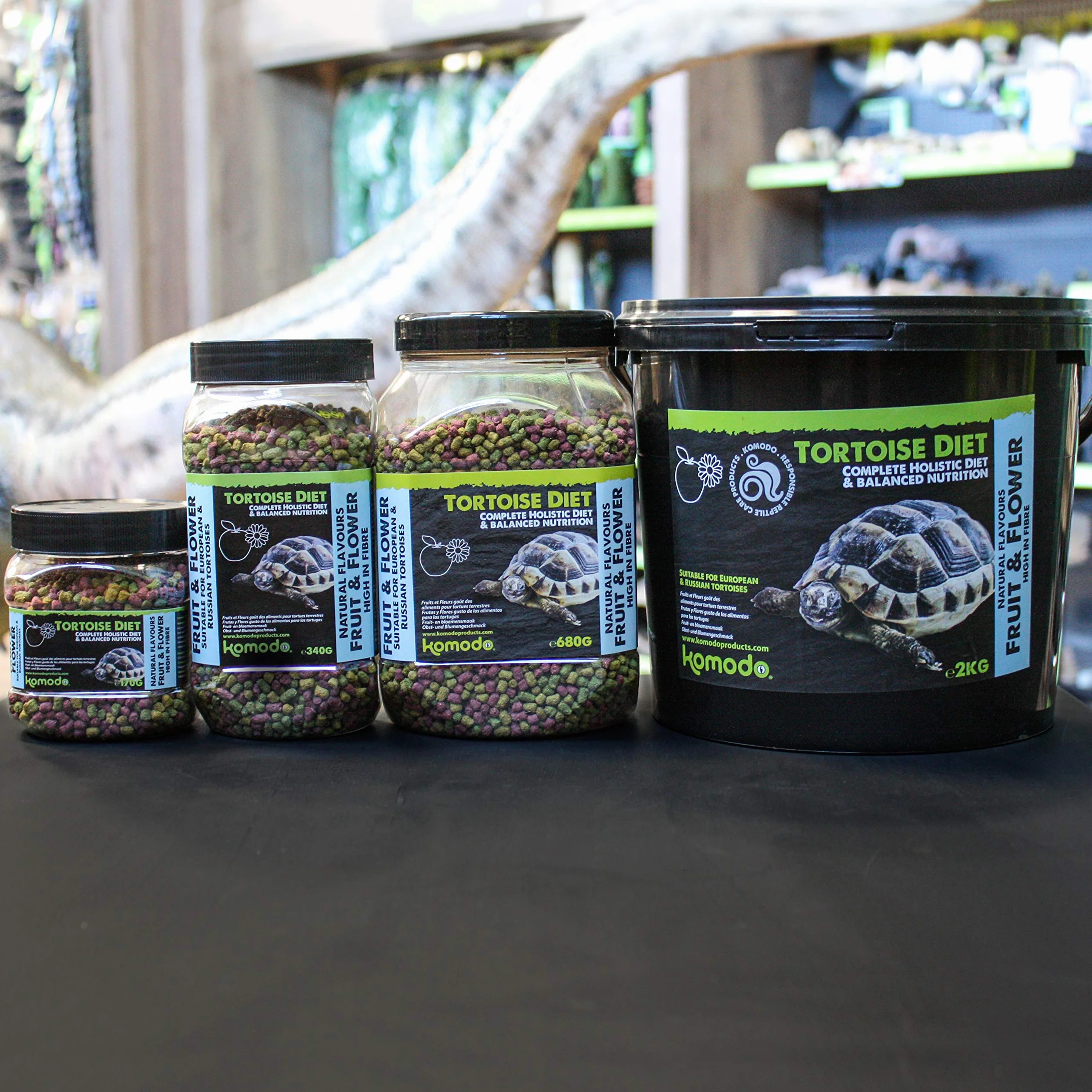 KOMODO COMPLETO Holistic TARTARUGA DIETA FRUTTA E FIORE - 680 g
