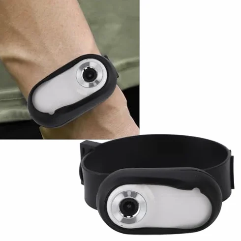 Telecamera per Collare per Animali HD 1080P, Display LCD da 0,96 Pollici, Video di 5 Minuti, per Cani Gatti, Materiale ABS