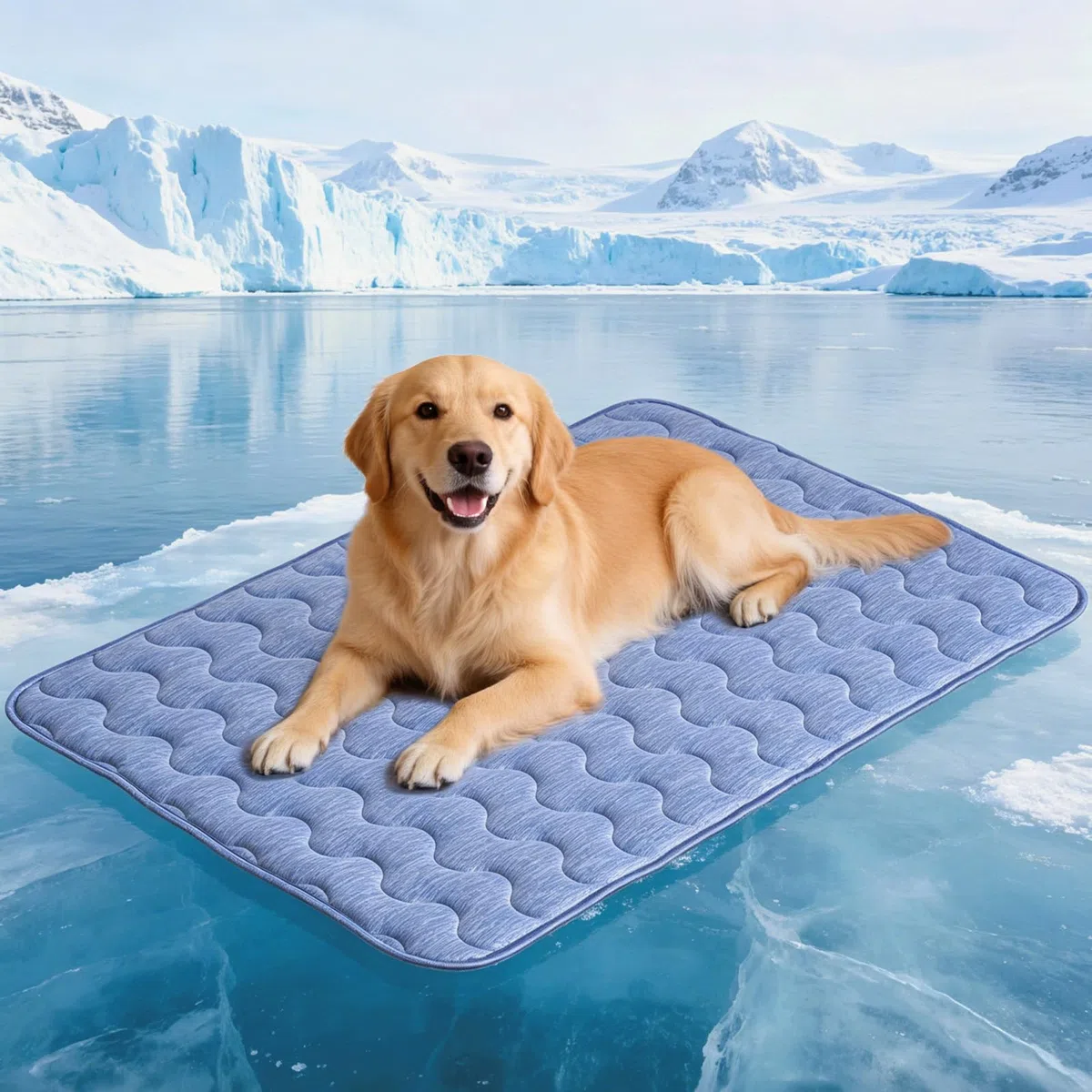 Tappetino refrigerante per cani, non c'è bisogno di congelare o refrigerare, tappetino auto-rinfrescante per cani e gatti - M