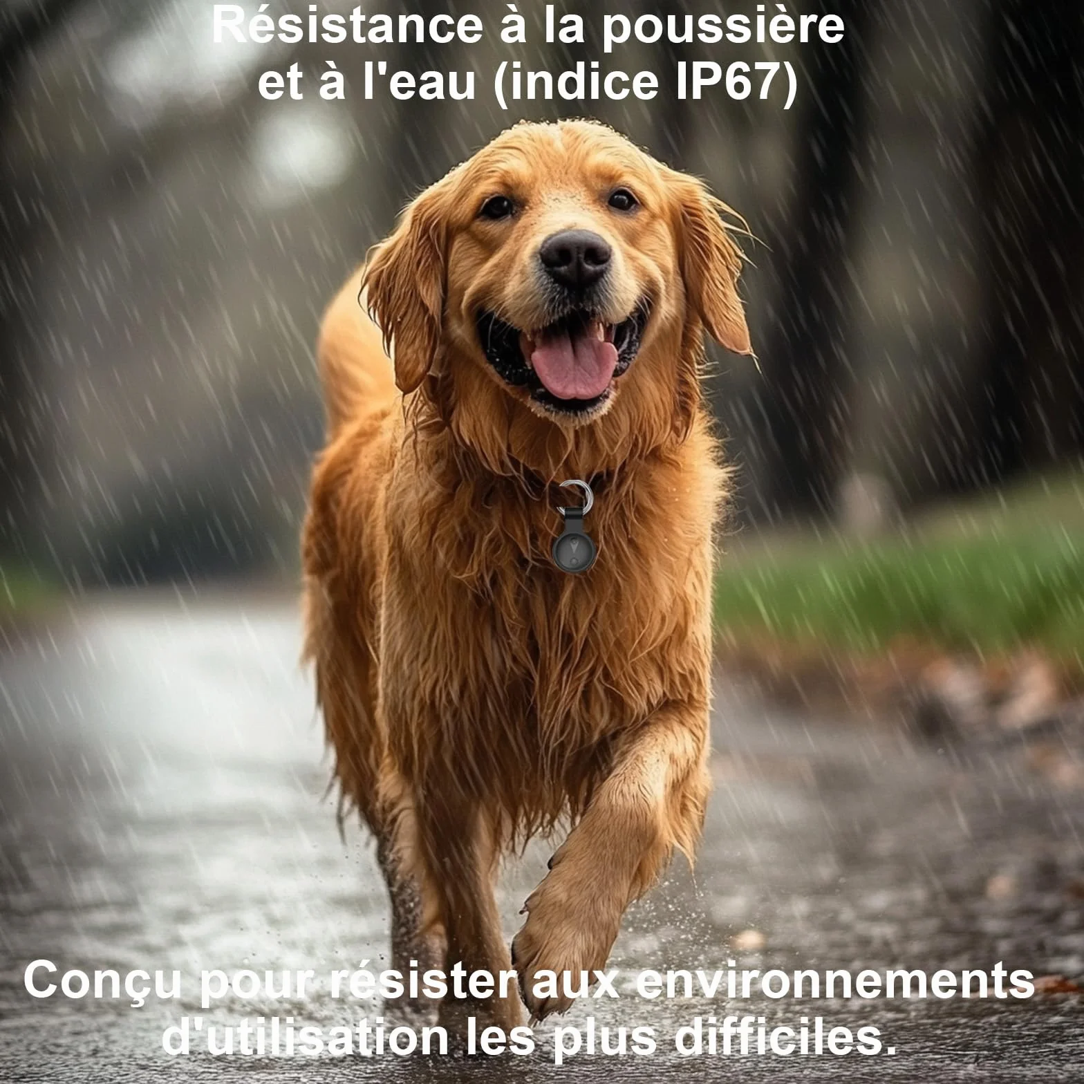 Collare GPS Gatto,GPS per Cani Supporta Sia I Sistemi iOS che Android, Localizzatore GPS per Cani in Tempo, Batteria A Lunga Durata, Localizzatore per Animali Domestici Impermeabile-Nero
