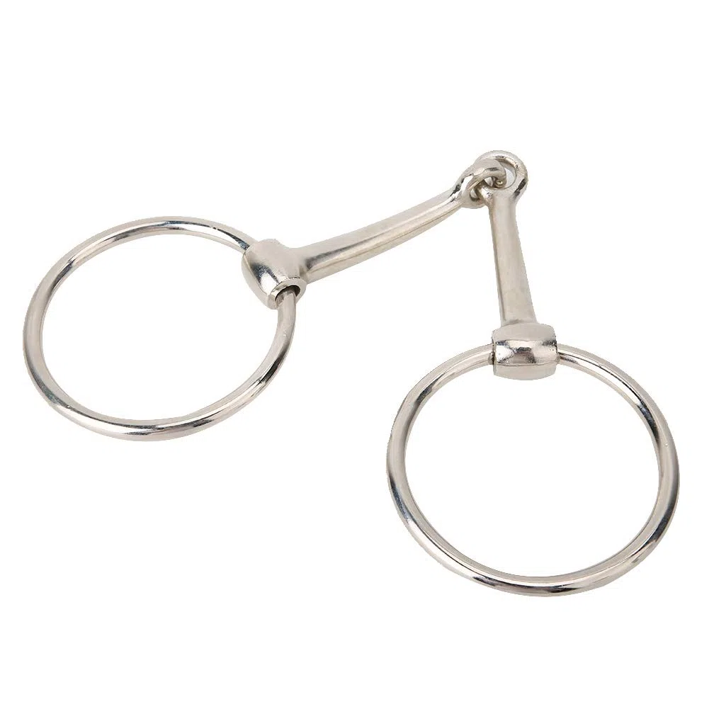 Filetto, Filetto in Ferro O Ring Filetto a Bocca Snodata Cava Filetto per Cavallo Filetto per Cavalli Filetto Medio per Equitazione per Forniture Equestri