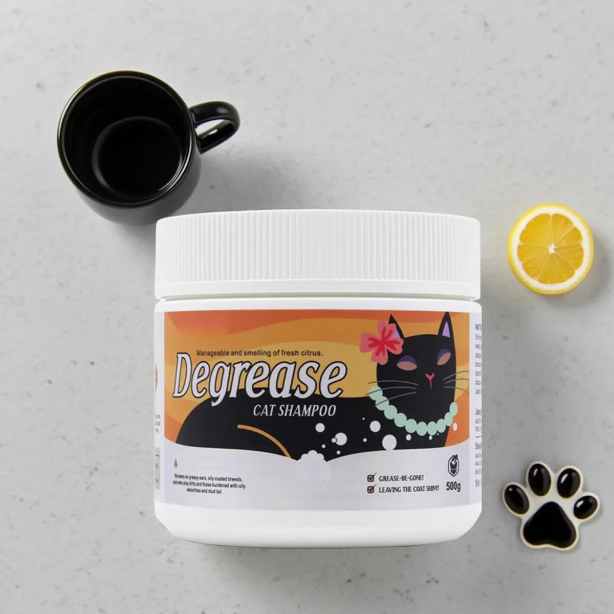 lyanny Gatti Sgrassatore - Sgrassante Crema Pulizia Per Animali Domestici - Idratante 500 grammi Crema Shampoo Per La Cura Del Giornaliero Pet Igiene E Lavaggio Gatti