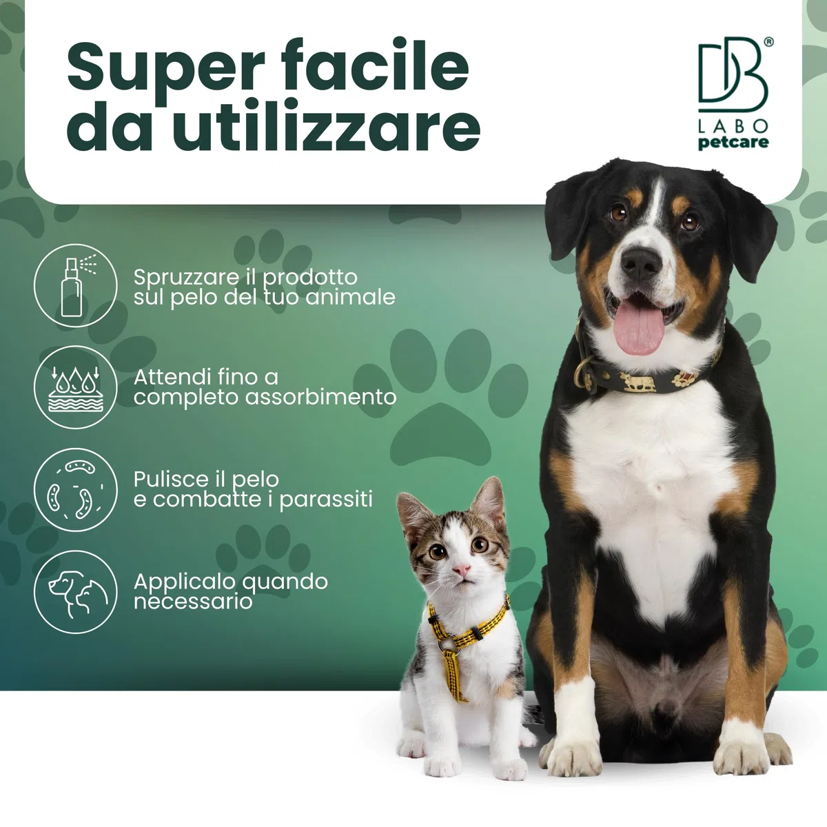 Db Labo - Olio Di Neem per Cani 750ml - Spray Olio Neem Repellente per Cani Sgradito a Zecche, Pulci, Zanzare e Insetti - Azione Naturale con Aroma Piacevole abbinabile a Repellente Antipulci