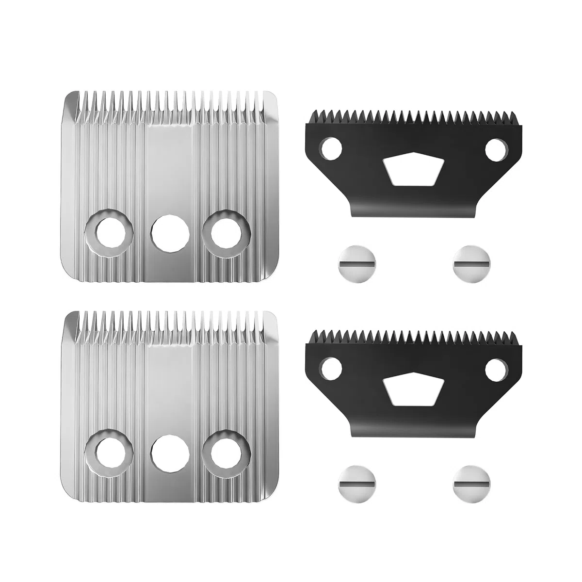 Lame di Ricambio Star Blade compatibili con Tosaerba Moser 1400, in Acciaio Inossidabile, Taglio Regolabile 0,7-3 mm, 2 Pezzi