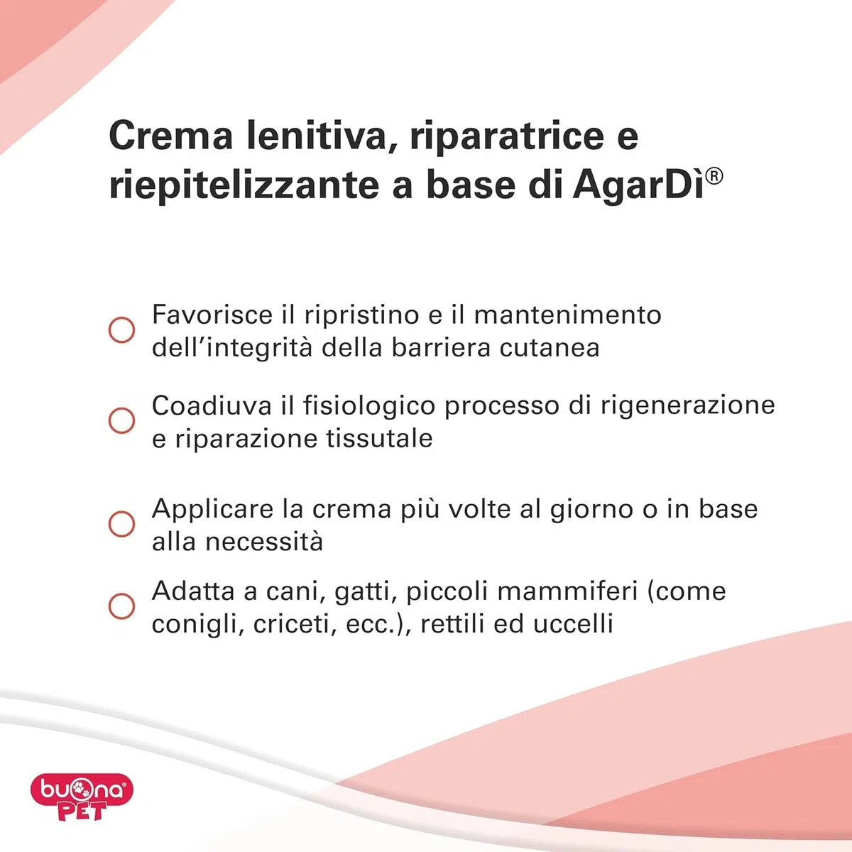 Dermatina D Fluida 100 ml Crema Uso Topico con Applicatore, Lenitiva, Riepitelizzante con AgarDì®, Complesso Brevettato di Argento e Vitamine Liposolubili Naturali per Cani e Gatti