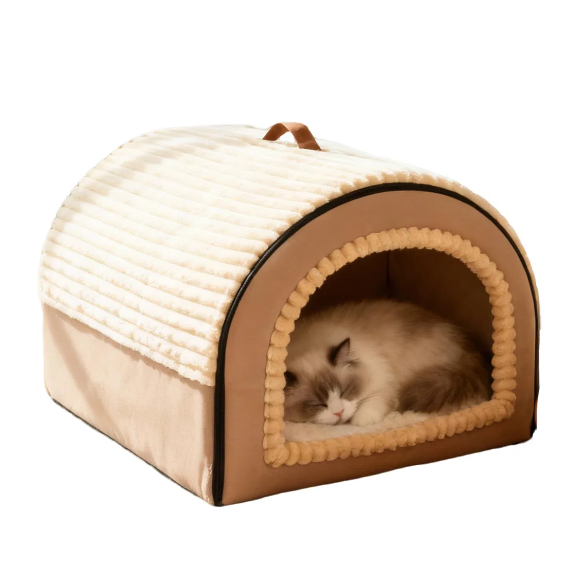 Cuccia Chiusa Per Gatti | Rifugio Per Animali Domestici Rimovibile - Casa Per Gatti Lavabile,Per Cuccioli E Animali Di Piccola Taglia Per La Casa Il Soggiorno La Camera Da Letto L'Area Giochi