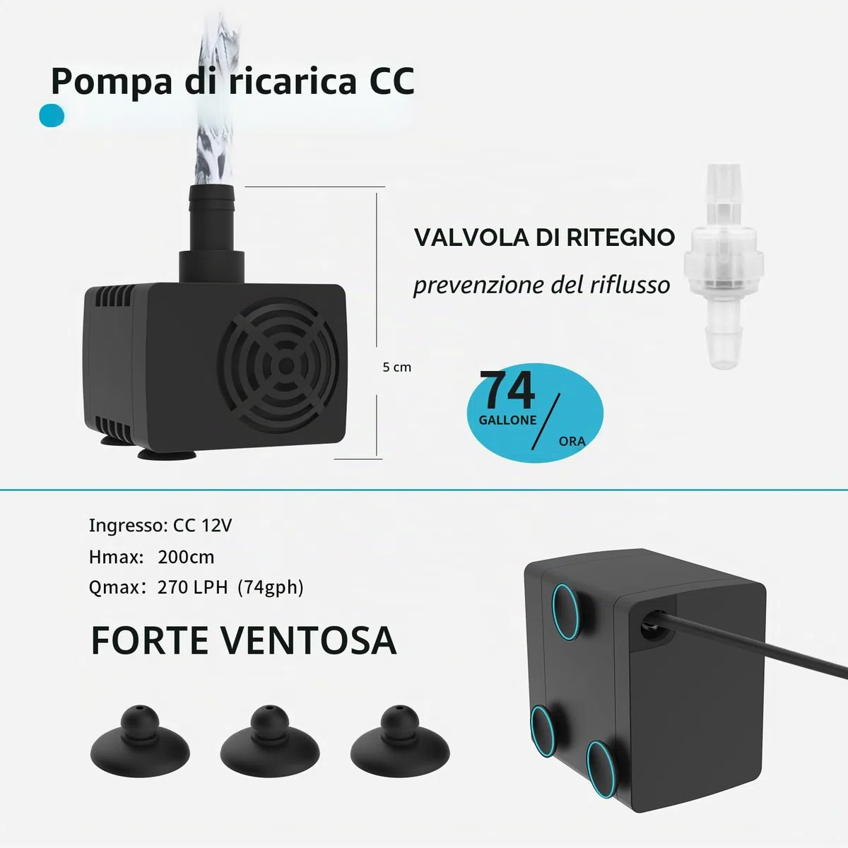 Fzone ATO aggiornato Sistema di Riempimento Automatico da 0,7 pollici per Acquario Marino e d'Acqua Dolce con Controllore Aggiornato Sistema Auto Top Off