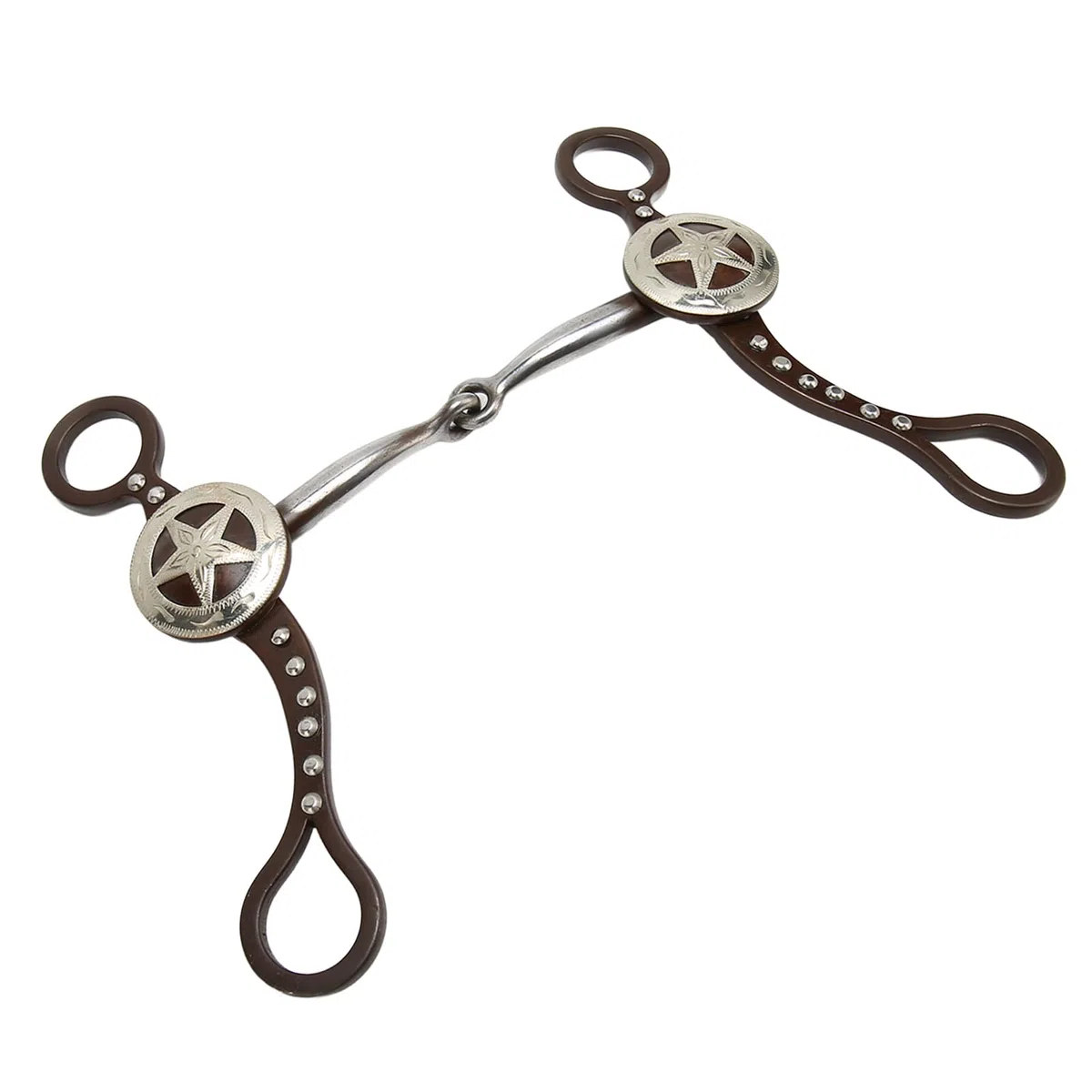 Morso Western per Cavallo, Morso per Bocca di Cavallo in Acciaio Inossidabile Ottimo per l'allenamento