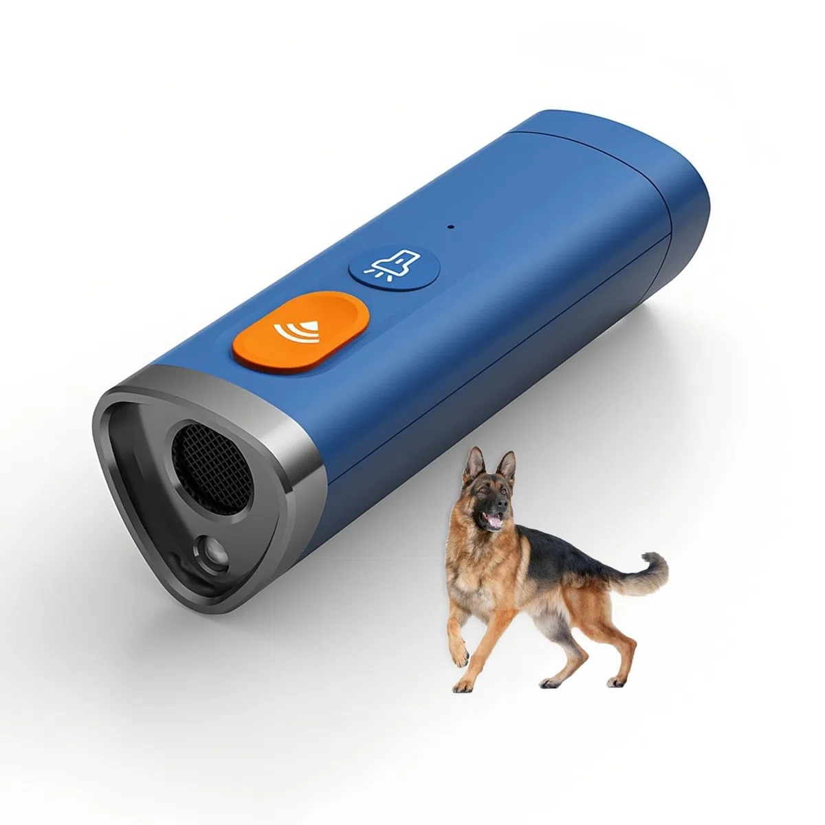 dispositivo anti abbaiare ad ultrasuoni con modalità torcia, repellente per cani ricaricabile, a lunga durata, per l'addestramento comportamentale, facile da usare per cani, interno ed