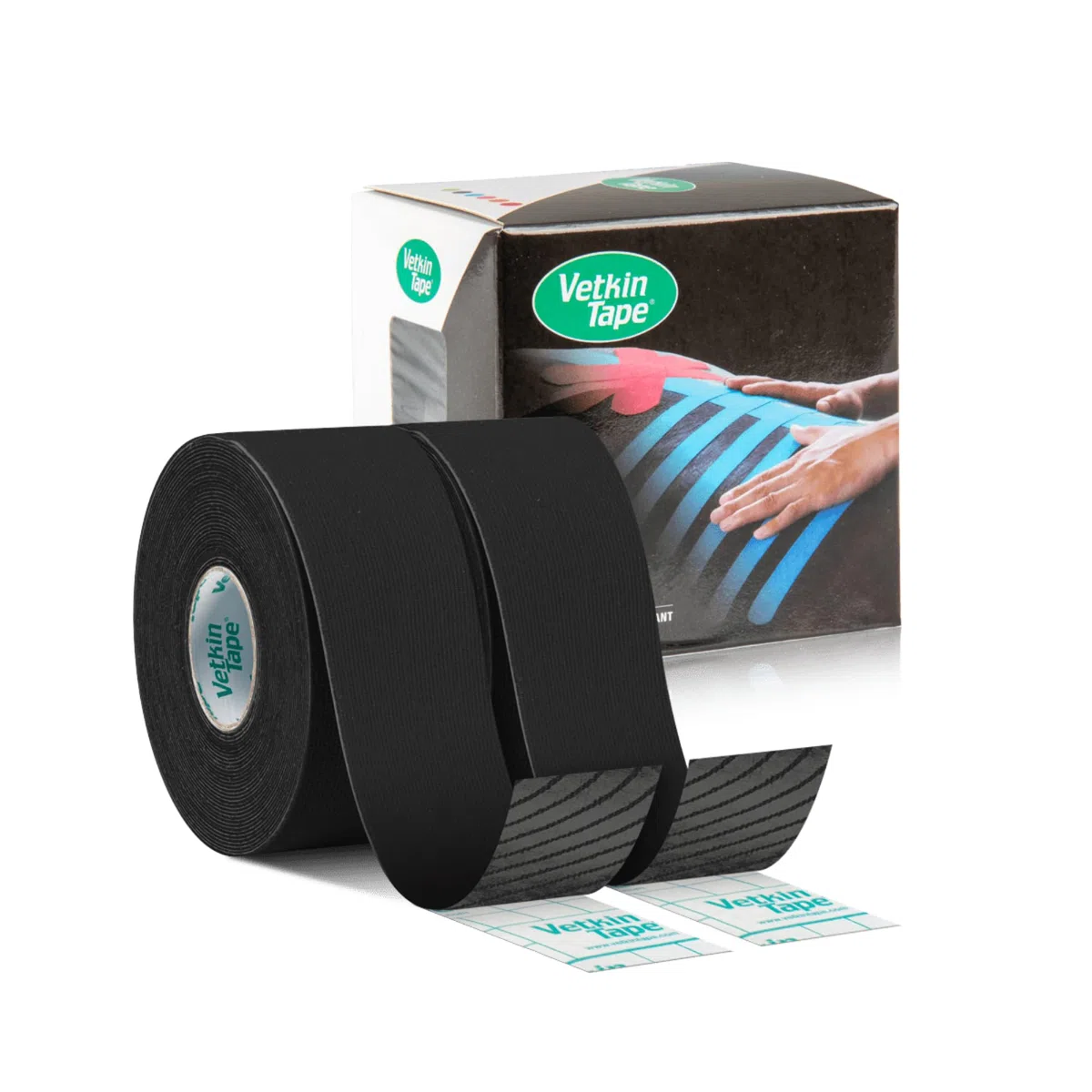 Vetkintape,2 rotoli 3 cmx5 m,nastro kinesiologico per cavalli equine/, migliorare la funzione muscolare, sostenere articolazioni e Segmental influenza