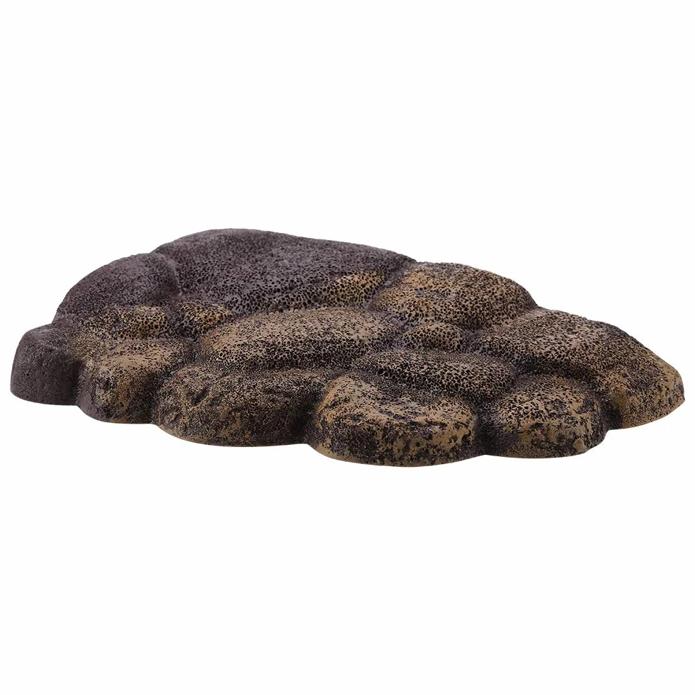 Resina Tartaruga Magnetic Basking Isola Galleggiante Isola Basking Ramp Tartaruga arrampica Pietra Acquario Paesaggio Ornamento Habitat Decor per Semi Animali Acquatici(NS-78)