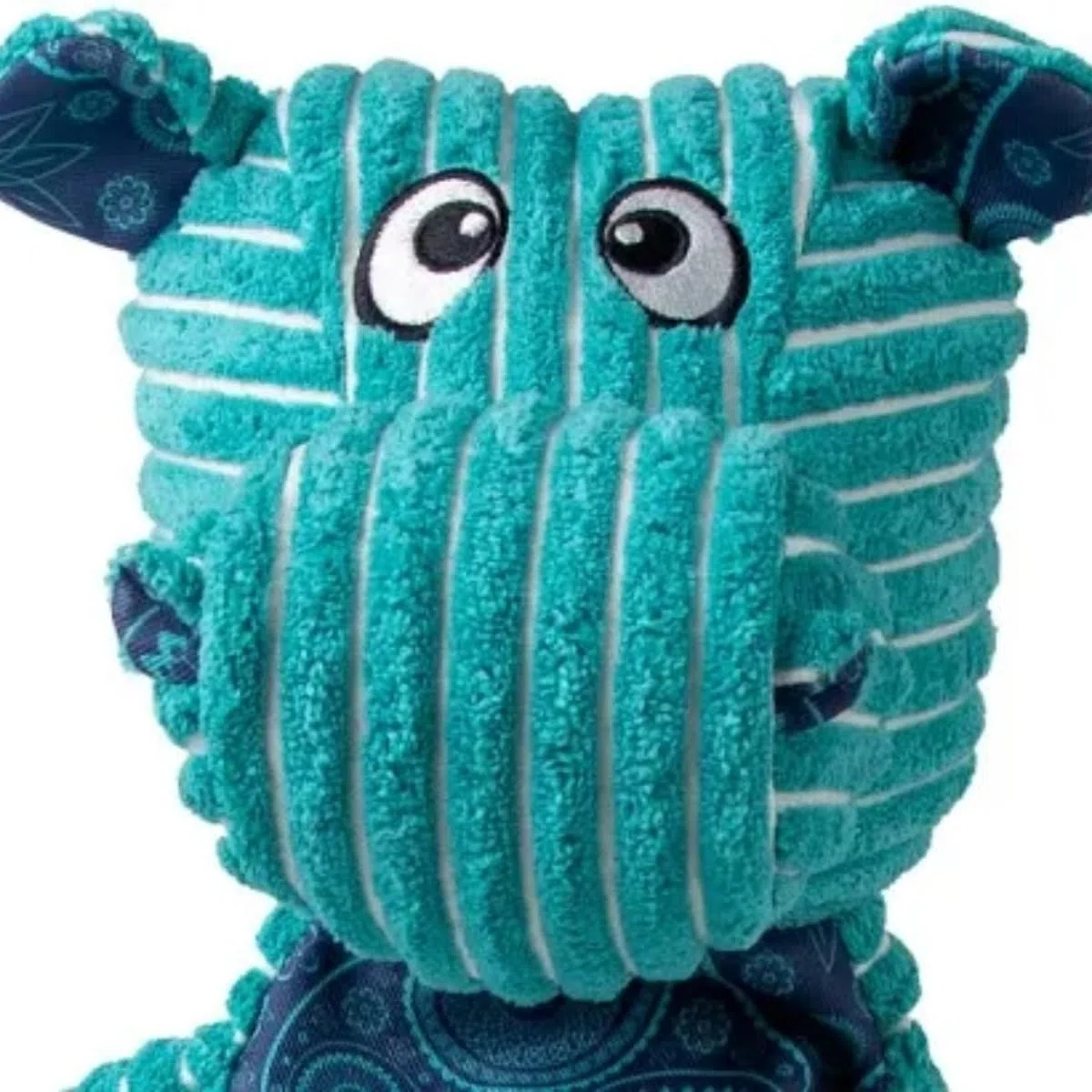 KONG Floppy Knots Jumbo XL ippopotamo giocattolo per cani – Peluche extra large con scheletro di corda annodata, doppio squittio, imbottitura minima, morbido e resistente per tiro, flopping e coccole