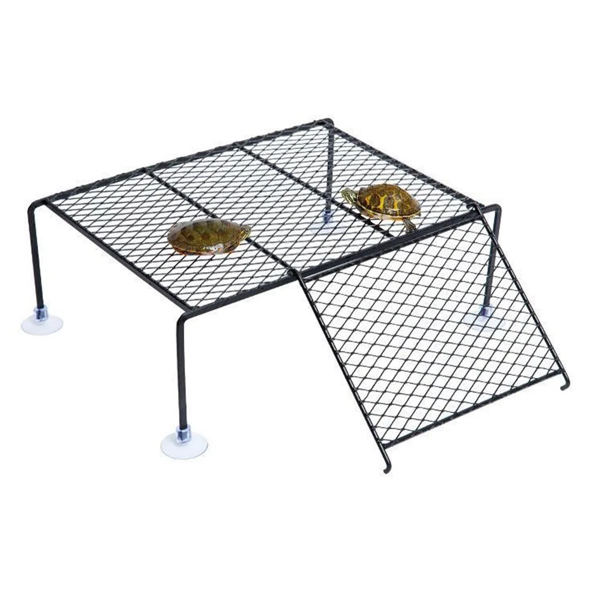 Piattaforma per tartarughe per acquario, decorazione rampa con – Isola solare 'acquario di tartaruga – Adatto per ristorante, soggiorno, balcone, terrazzo, tritone, granchi e tortois