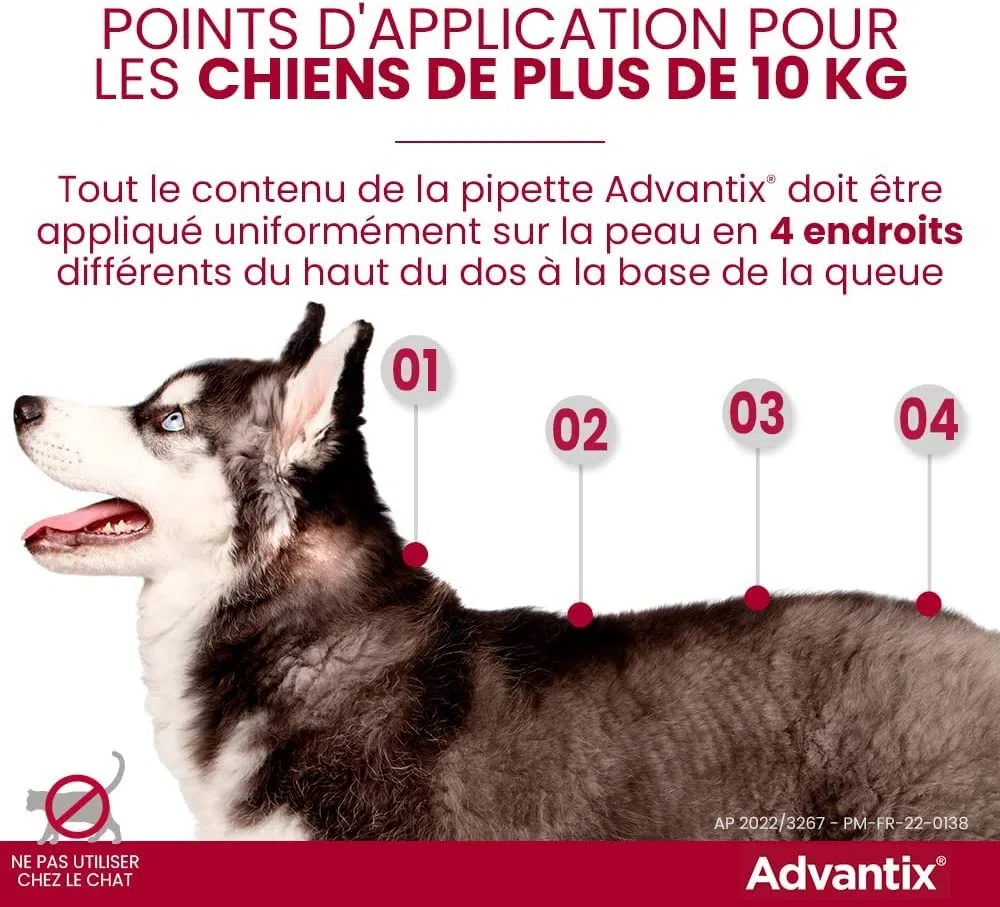 advantix spot 10-25 kg 4 pipette