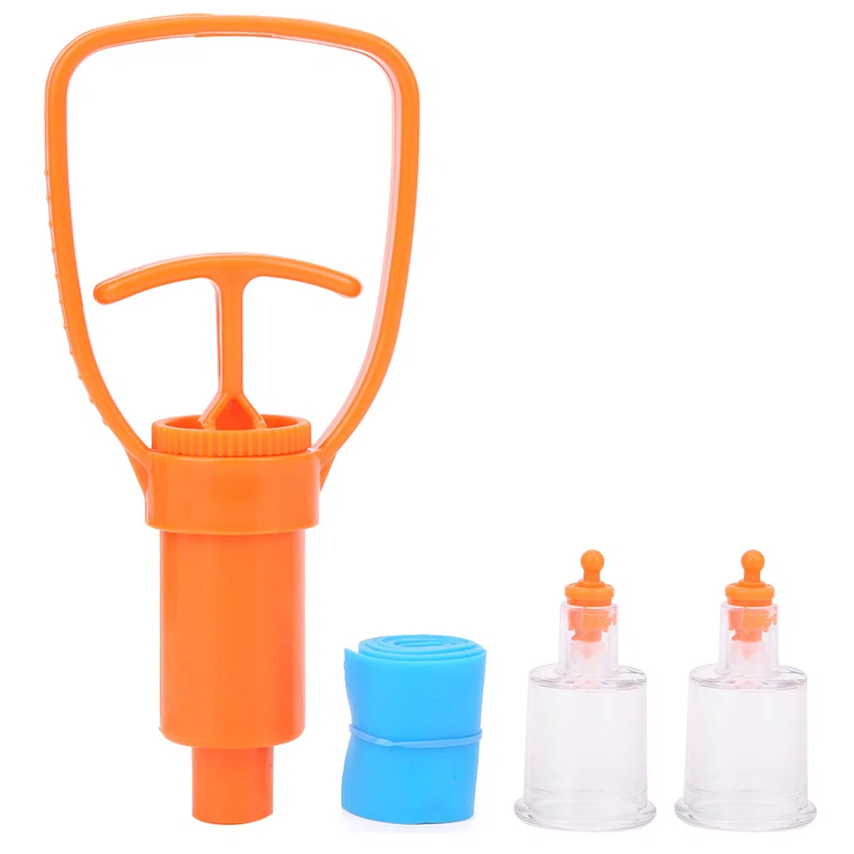 Pompa a Vuoto per Estrattore di Morsi di Serpente, Rimuove Rapidamente i Veleni, Strumento di Emergenza per Campeggio, attività All'aperto, Materiale ABS, Arancione, 12,5 X 6 X 3