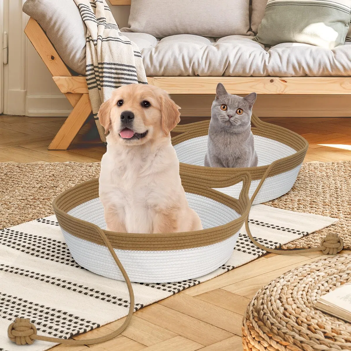 Graciadeco Letti per gatti (marrone, L)