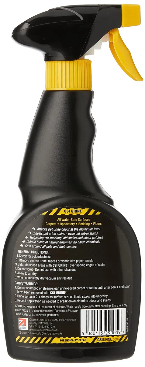 CSI Urine Macchie e odori per Gatti/Gattini, 500 ml