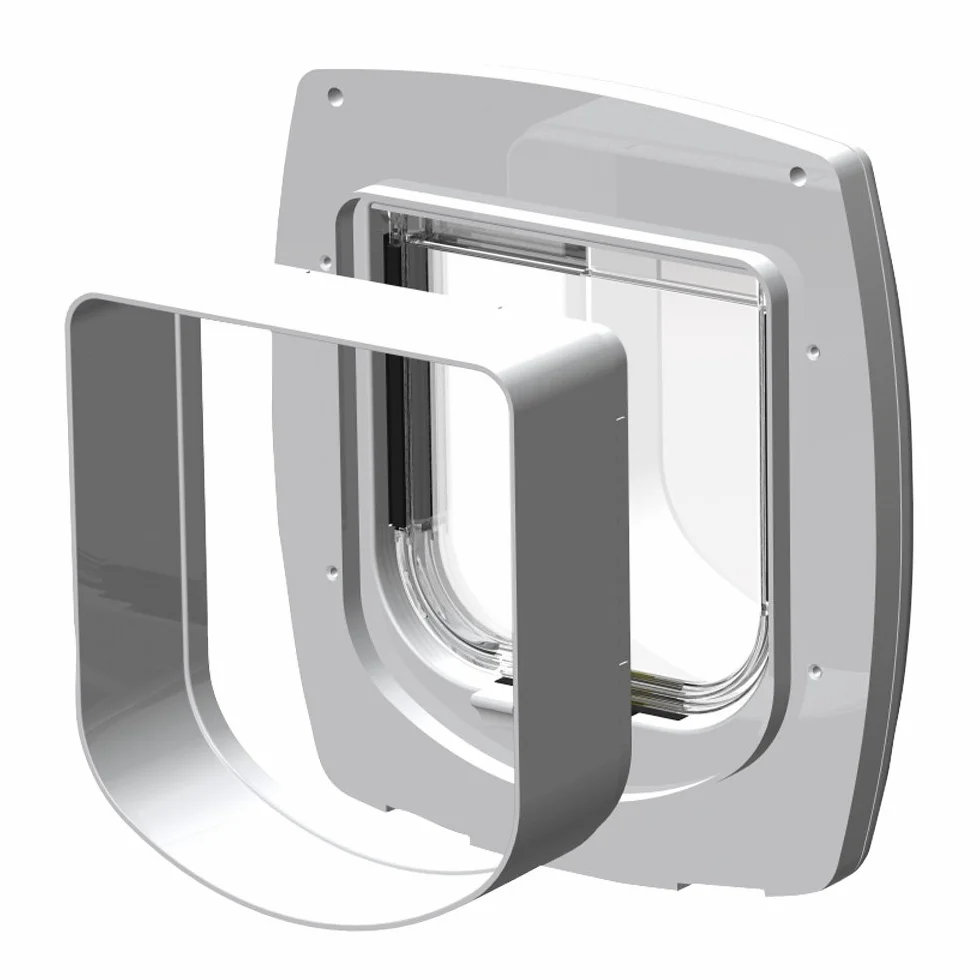 Ferplast Estensione per portina per cani piccoli gatti Gattaiola Porta SWING 3 e 5 EXTENSION, 16,3 x 5 x h 18,4 cm - Profondità 5 cm, Grigio