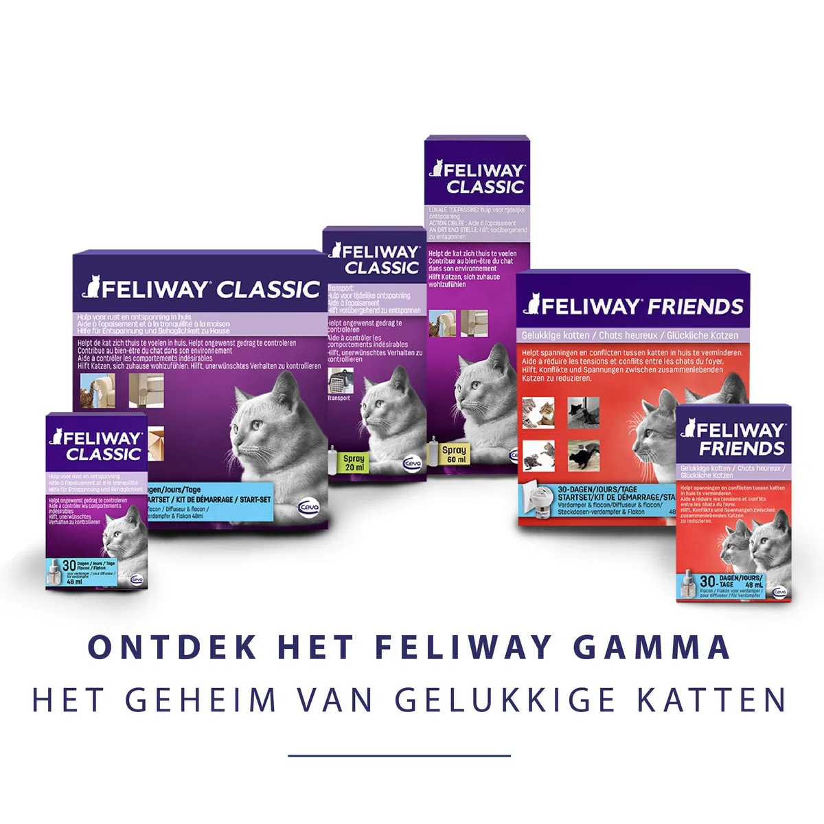 FELIWAY Classic Transport Spray per Gatti | Viaggi e Trasporto Senza Stress | Assicura Un rilassamento Durante l'applicazione mirata Contro Le marcature urinarie e i Graffi | 20 ml