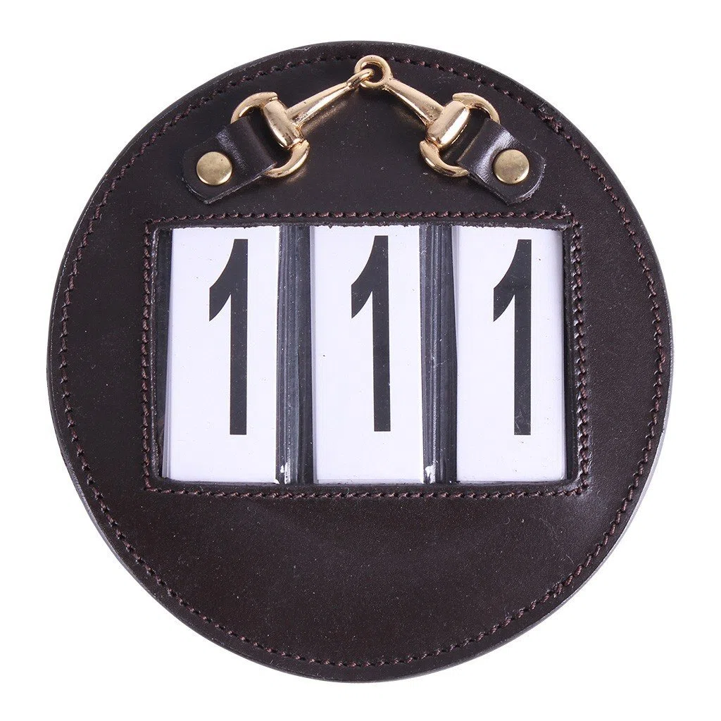 QHP Nicki numero di supporto per briglie di, One Size, Brown Gold