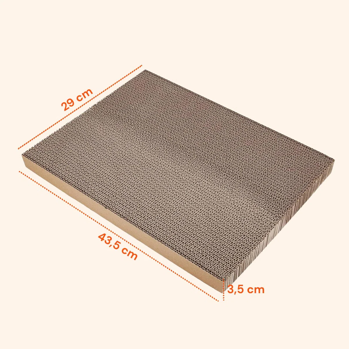 Avilia - Tiragraffi per Gatti Set 5 Pz – Tiragraffi Cartone Ondulato Bifacciale Ultra-Compresso, Graffiatoio per Gatti Protezione Divano, Tiragraffi Cartone per Gatti 3 in 1 Atossico Riciclato