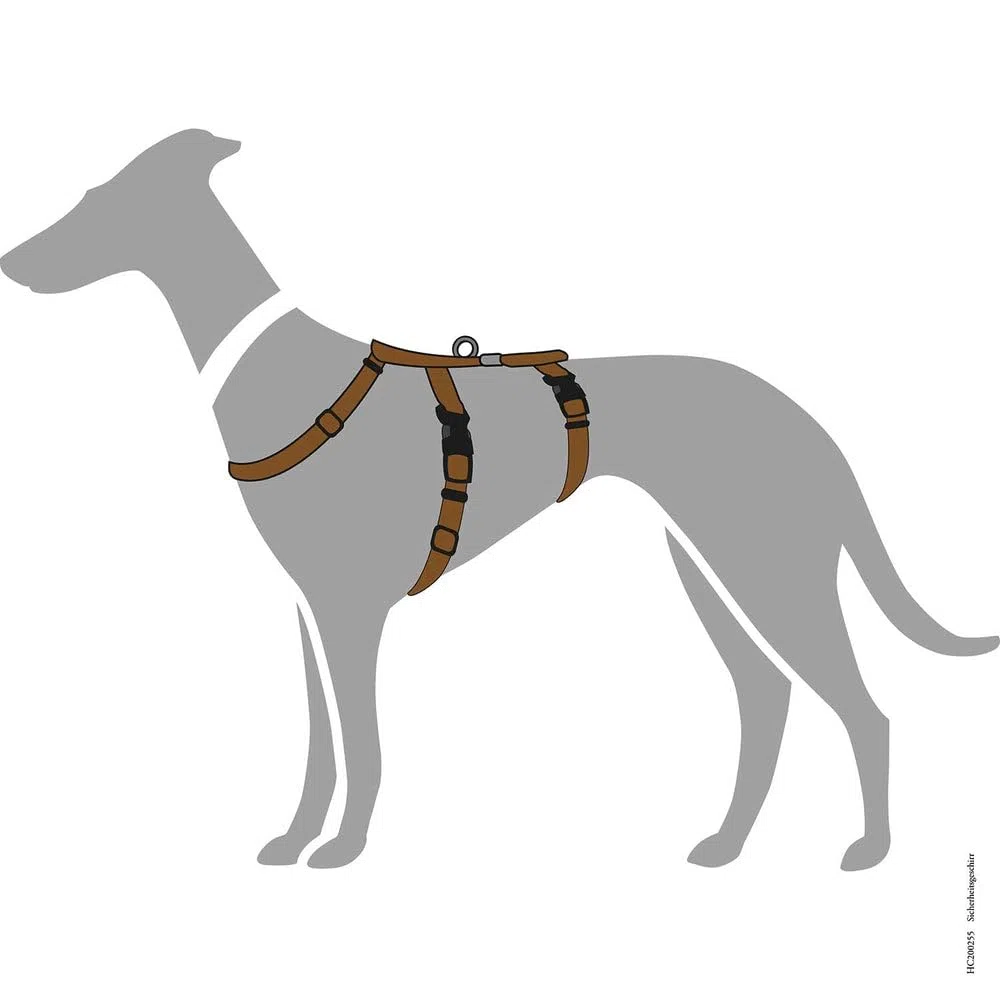 HUNTER Imbracatura a prova di fuga Vario Rapid, L rossa, Nylon