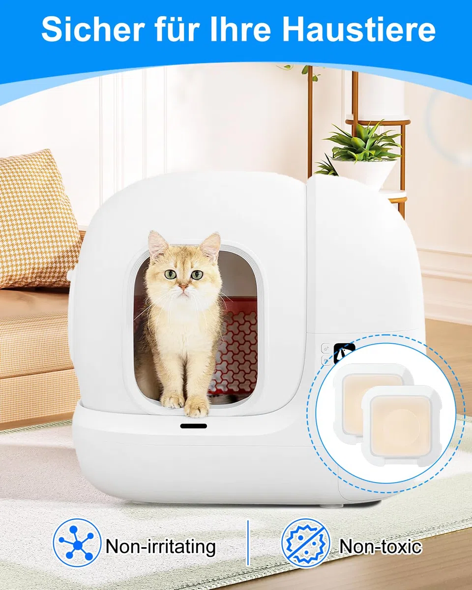 Haliya 6 distruggiodori per lettiera per gatti Pura Max Pura Max 2 autopulente