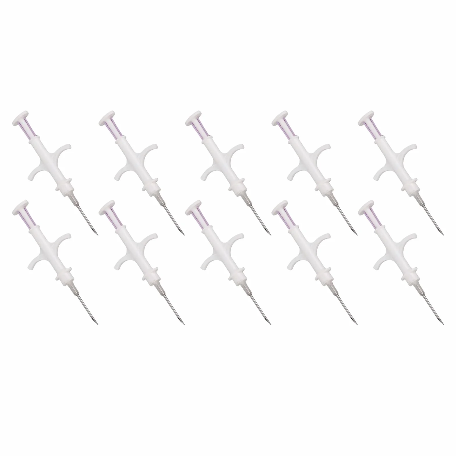 Denash Tag di Microchip per Animali Domestici 10 Pacchetti, Microchip per Animali con Codice a 15 Cifre per Cani Gatti di Bestiame di Tracciamento e Gestione dei Pesci Pollame (2,12 * 12mm)
