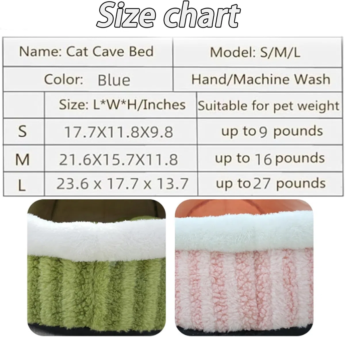 Zentrics Cozy Hideaway Pet Bed, Zentrics Dog Bed, Small Cat Beds for Indoor Cats, Cozy Pet Hideaway Bed for Dogs, Thick Fleece Warm Slipper Pet Bed, for Small Medium Pets (L,Green)