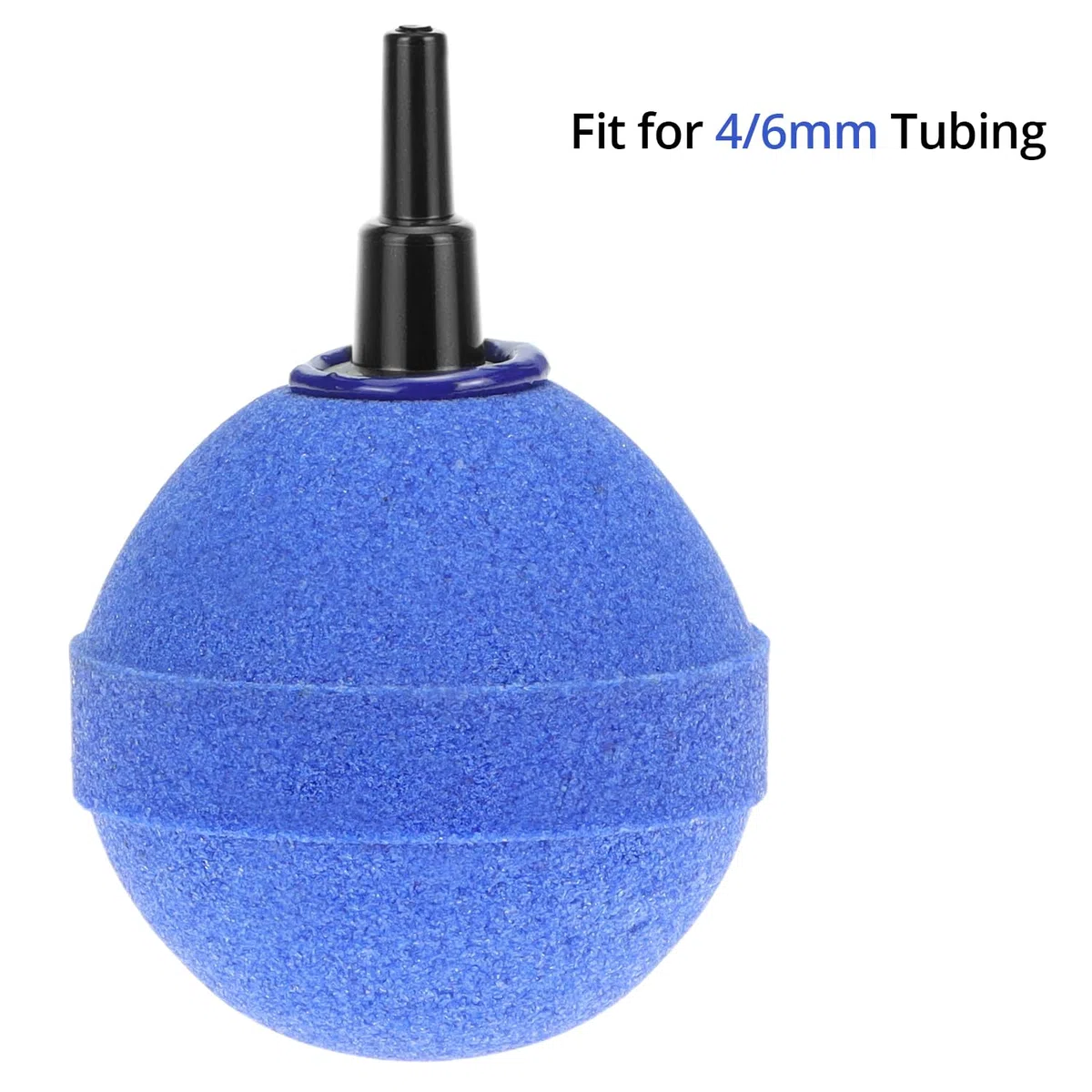 QWORK® Set di 10 aeratori per acquari Sfera 5cm Blu - Pietra ossigenante per laghetto e Acquario