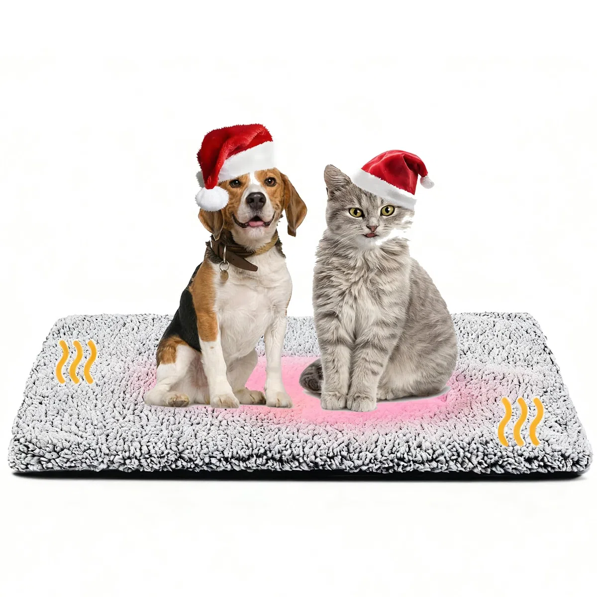 Tappetino Riscaldante per Gatti, Cuscino per Gatti Auto-Riscaldante Senza Elettricità, 88x58cm Cuccia per Gatto Morbido con Base Antiscivolo, Coperta Termica per Cani di Piccola Tagli