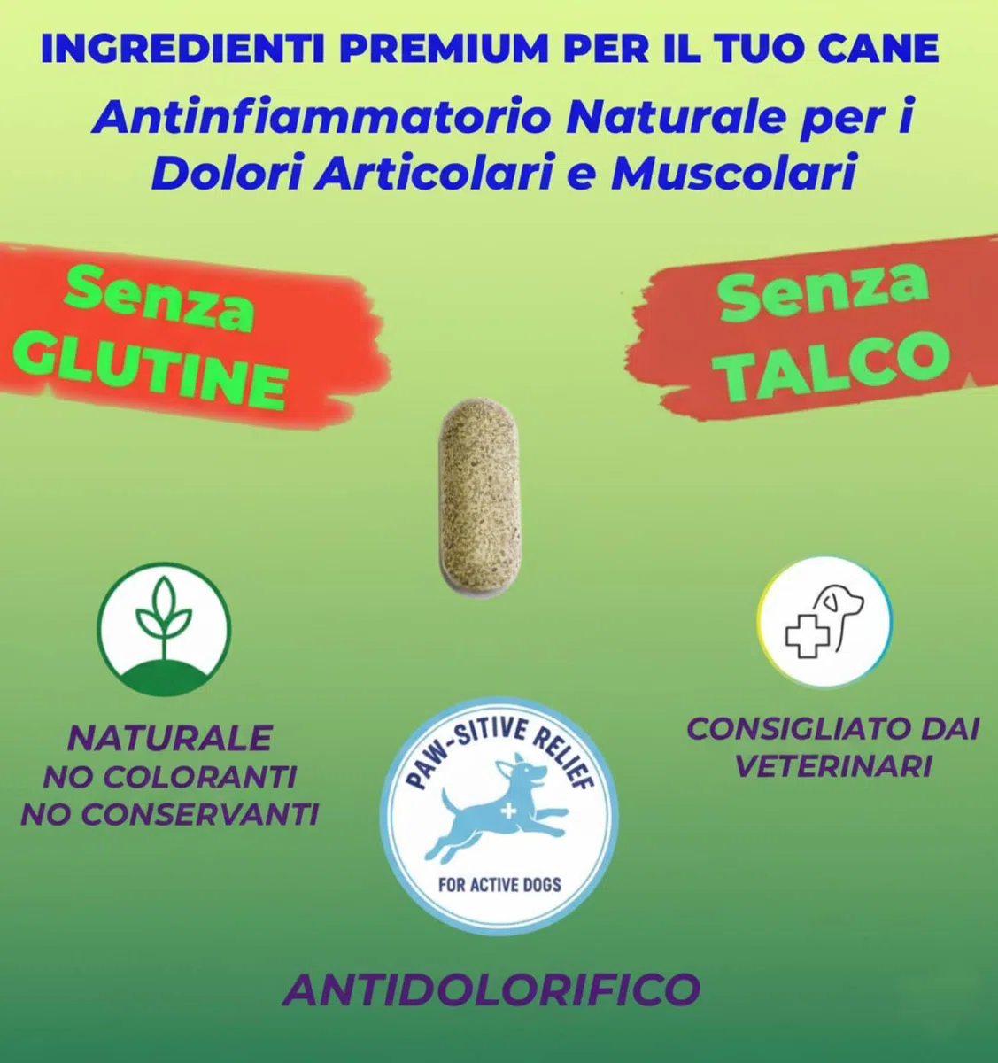Dol-Pet Antinfiammatorio Naturale per Cani 30 Compresse Masticabili – Integratore Articolazioni con Curcuma, Boswellia, Artiglio del Diavolo – Dolori Articolari e Muscolari