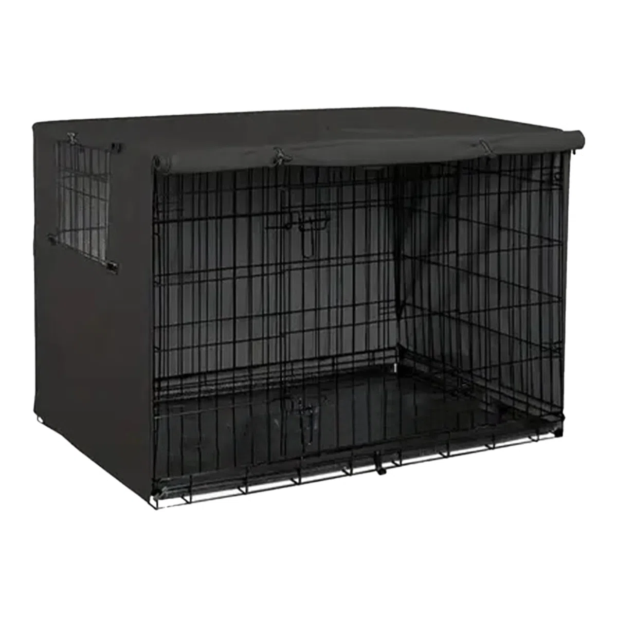 Oxford - Copertura per cuccia per cani – Protezione impermeabile per gabbia per animali domestici, antivento | accessorio per recinzione per animali da interno ed esterno, resistente alle intemperie