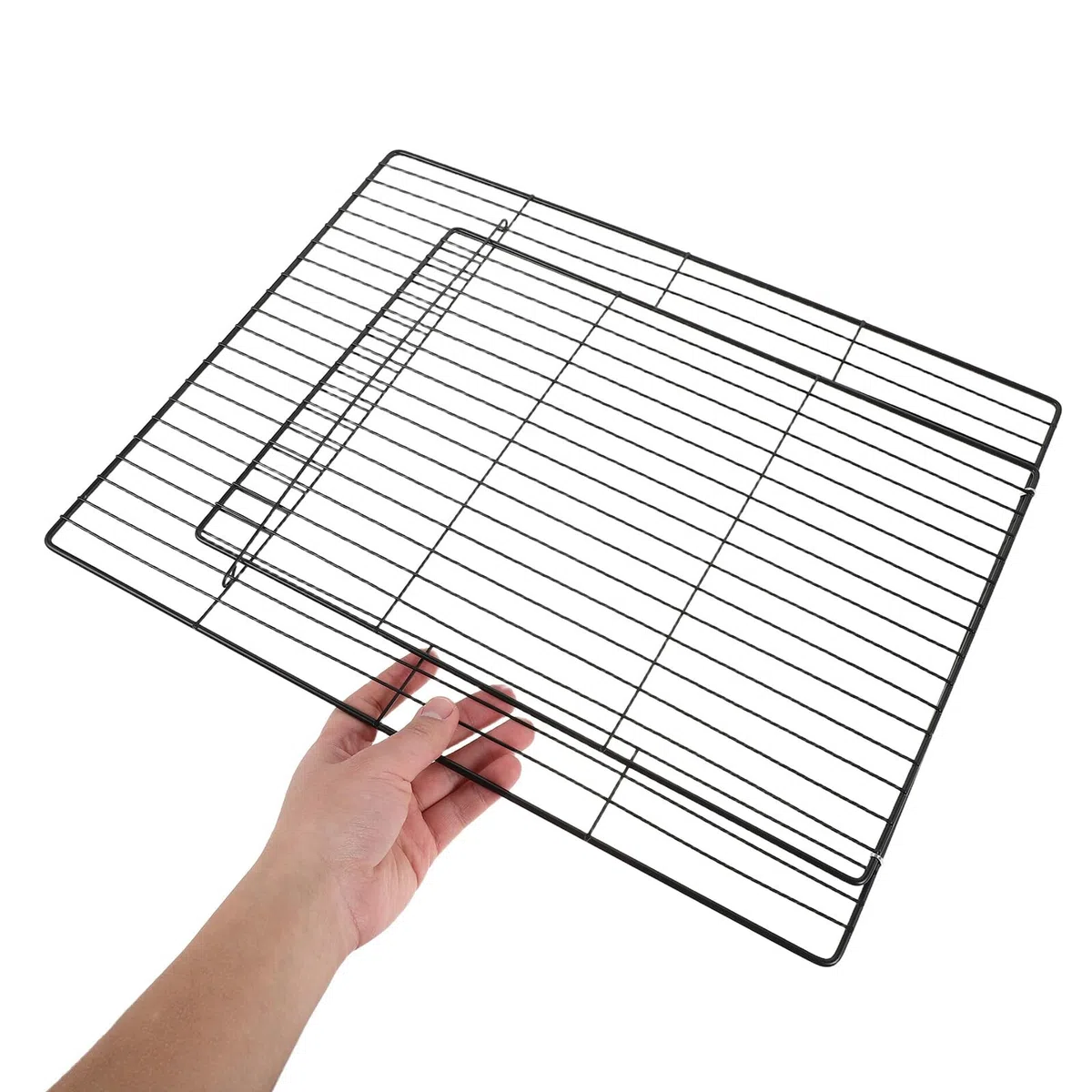 SMASOLO Porta per Gabbia Animali Domestici in Rete Resistente 45x35 Cm con Cancello Integrato, Recinzione Modulare per Cuccia Cani e Gatti, Adatta per Uso Interno ed Esterno