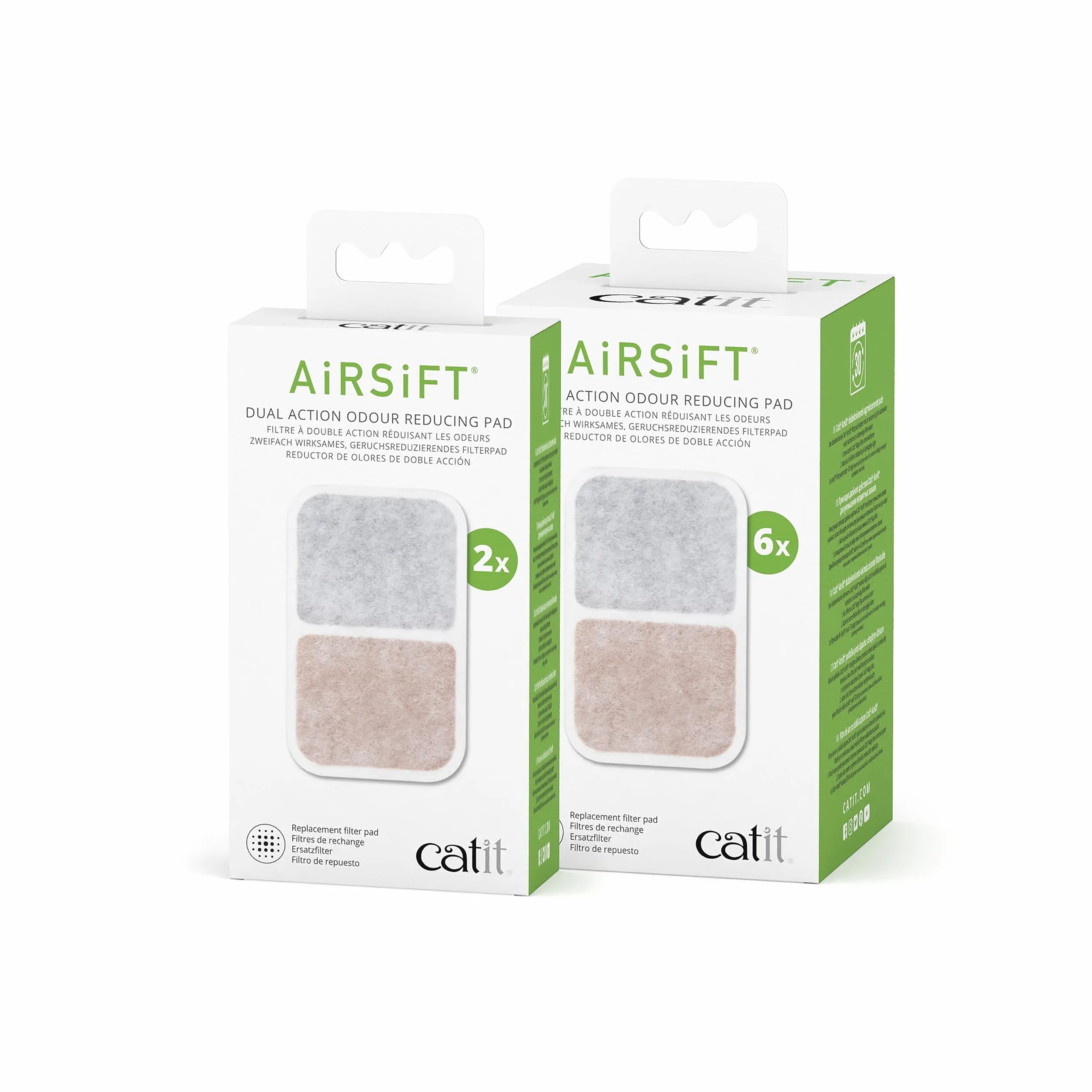 Catit AiRSiFT - Confezione da 6 pastiglie antiodore per lettiera