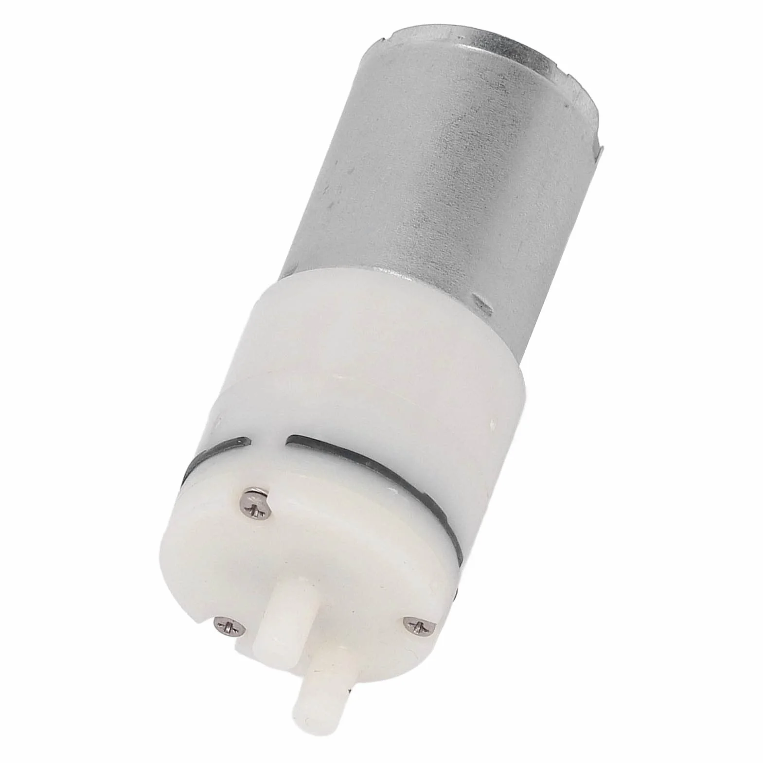 Pompa Aria Membrana 12V 30W 350 mmHg per Acquari <3S 100000 Cicli Bianco A Isolamento Basso Rumore Compact