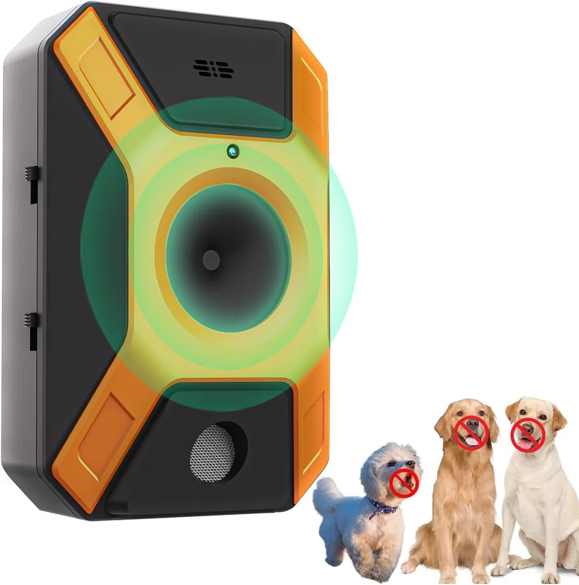 Ultrasuoni per Cani, 3 Livelli Regolabile Frequenza Anti Aboiement pour Chien,Fischietto Ultrasuoni per Cani Interni ed Esterni,Anti+Abbaio+Cani Cane Grande Medio Piccolo