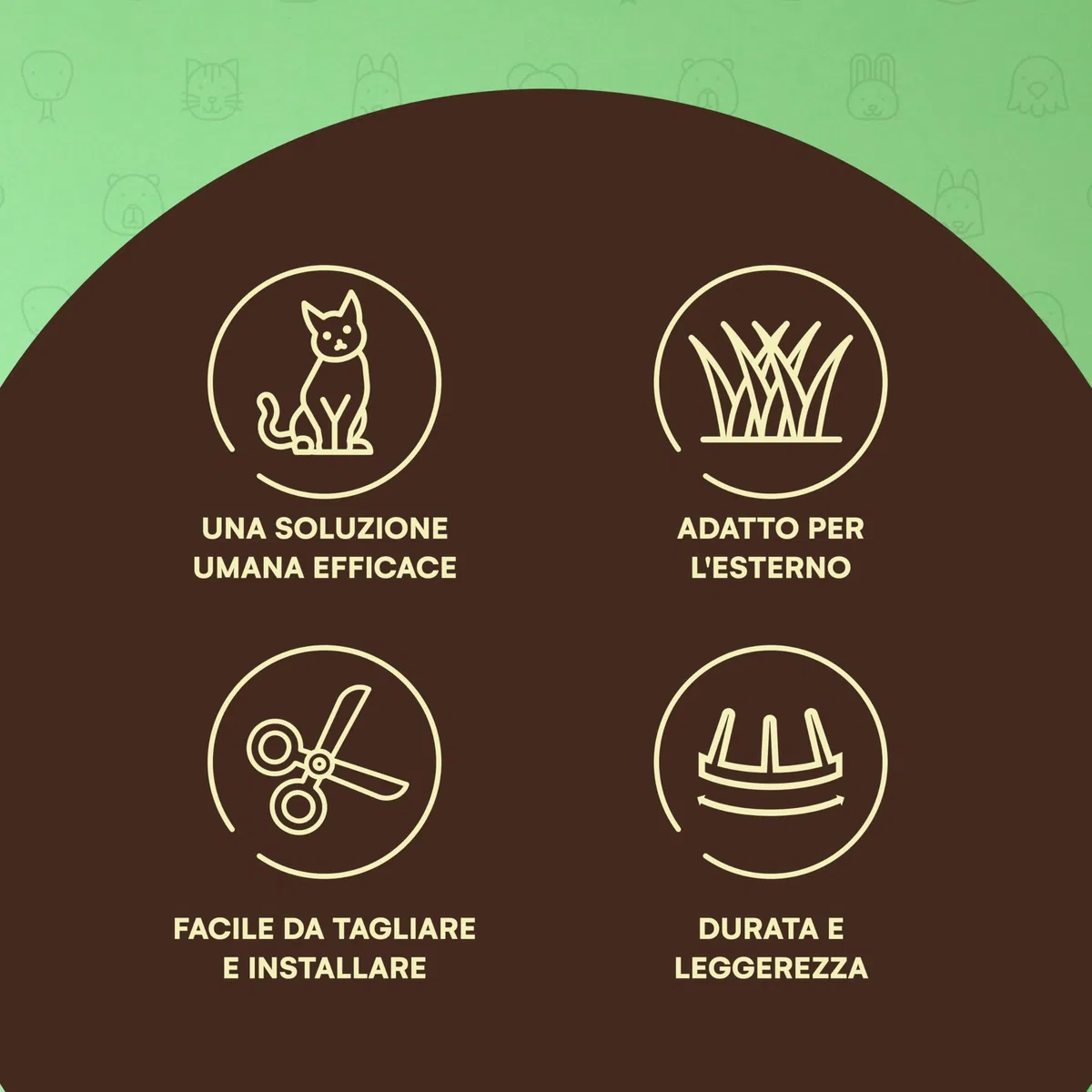 Homarden Tappetino deterrente per Gatti da Esterno:Tappetino deterrente per Animali Domestici per Cani e Gatti-Dispositivi per tappetini per addestramento deterrente per interni/esterni-16x13,6 Pezzi