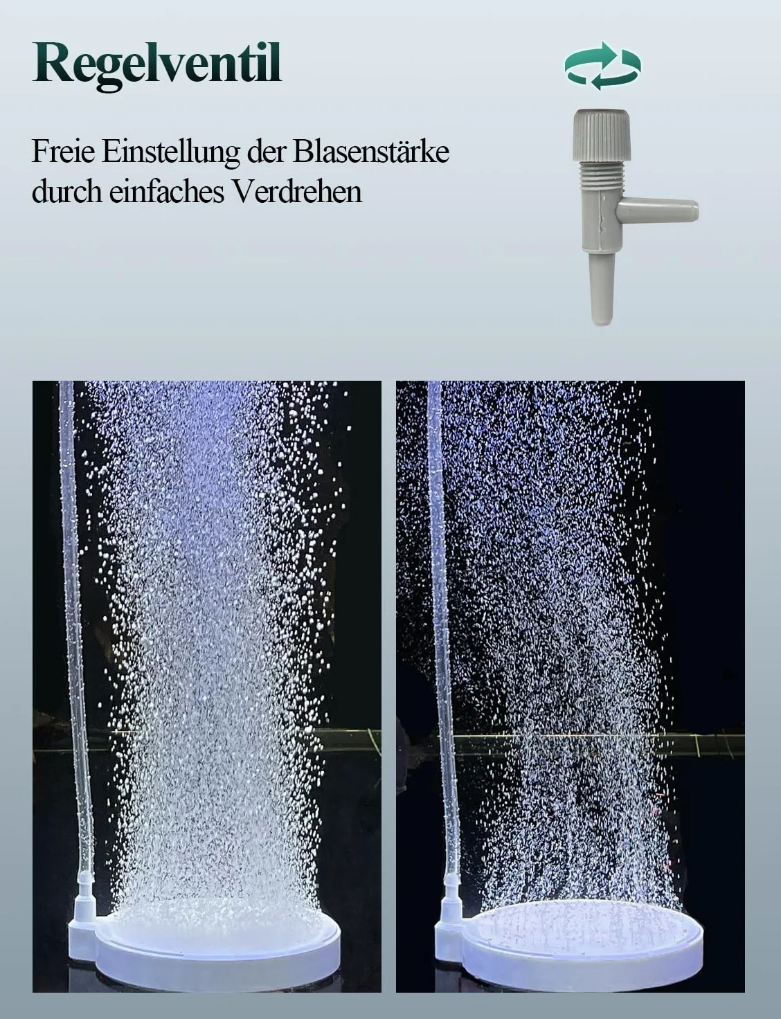 boxtech Pietra ad Aria per Acquario, Acquario Diffusore di CO2 Kit, diffusore Silenzioso Super Alto per Ossigeno disciolto per acquari e idroponici (150mm)