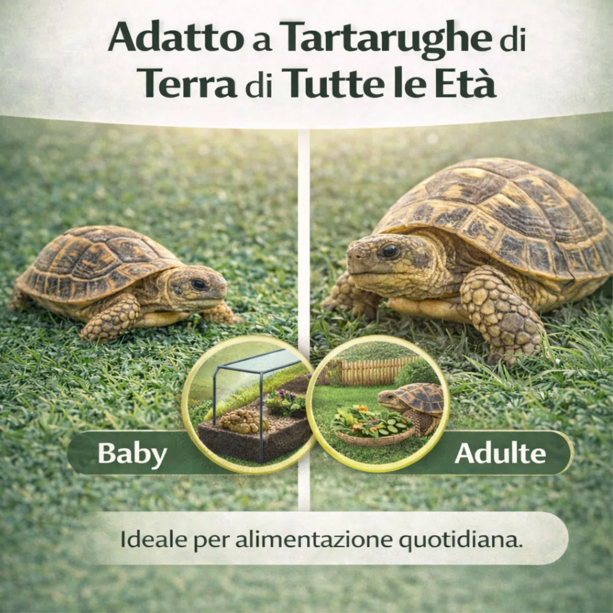 AGRI-CULTURA® | Mangime Completo per Tartarughe di Terra【500g】 | Cibo in Pellet ad Alta Digeribilità | Ricco di Vitamine e Minerali per Carapace Forte e Crescita Sana.
