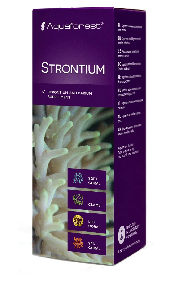 Aquaforest Stronzio 50 Ml - Supplemento Corallario per Acquari di Corallo e Invertebrati Marini - 50 ml - 0.49 pounds