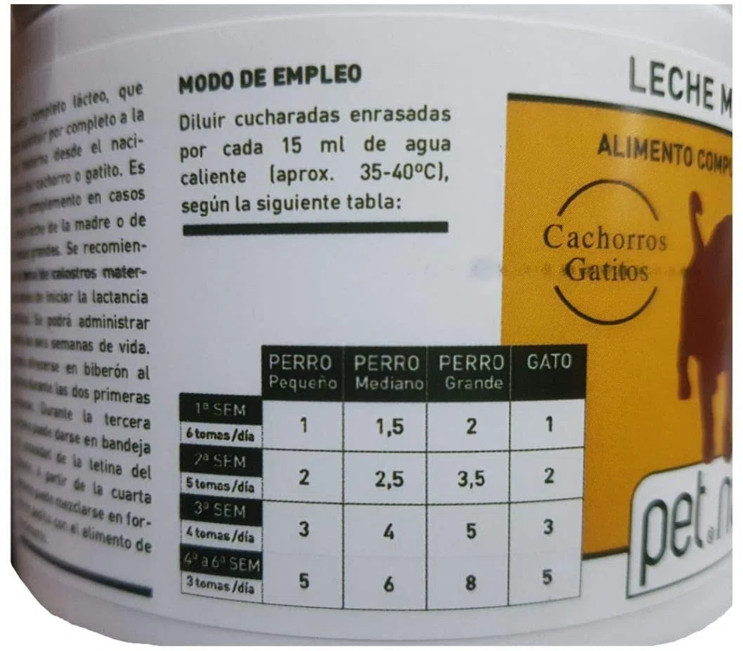 Latte maternità integratore allattamento cani cuccioli e gatti gatti barattolo 500 g