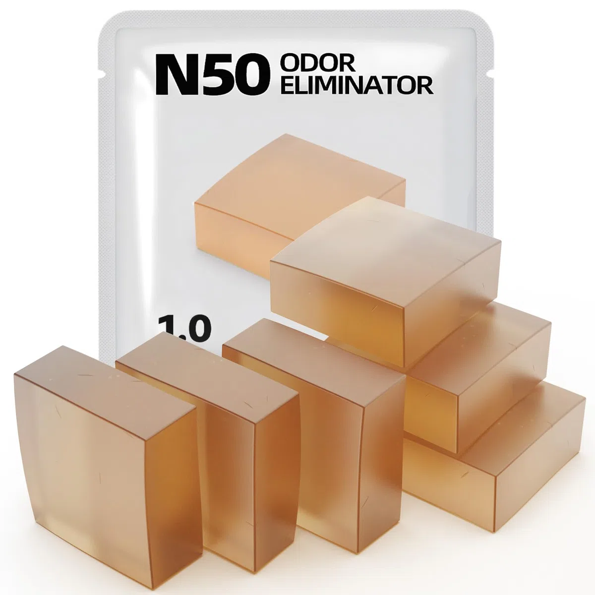 Deodorante N50 per Lettiera Autopulente Pura Max/PURA MAX 2 Rimuove Gli Odori Della Lettiera Del Gatto, Rimuove gli Odori di Urina e Feci Del Gatto (Confezione da 6) Imballaggio vecchio/nuovo a caso