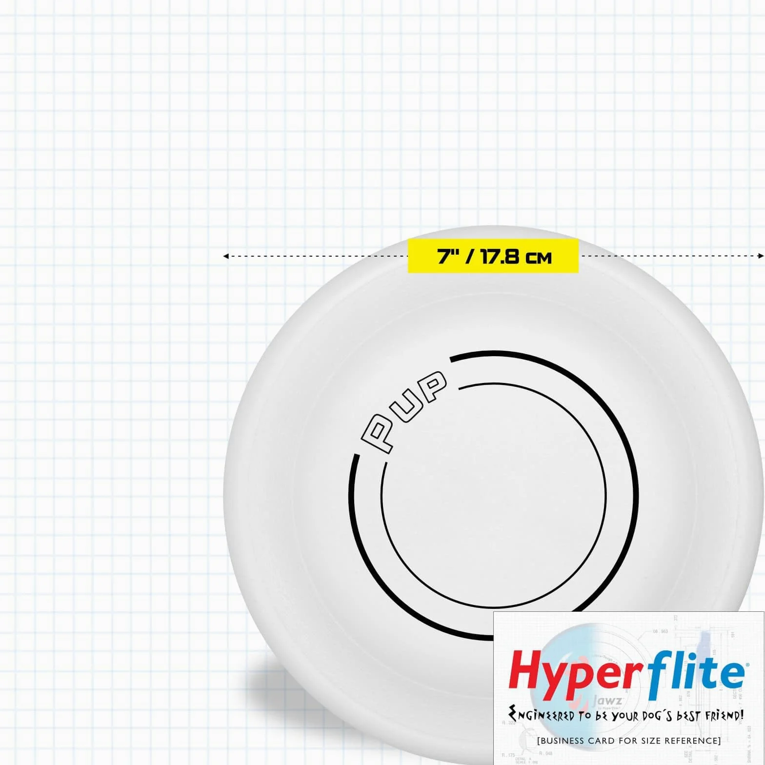 Hyperflite Jawz Pup, 7-Inch, Lemon-Lime by Hyperflite