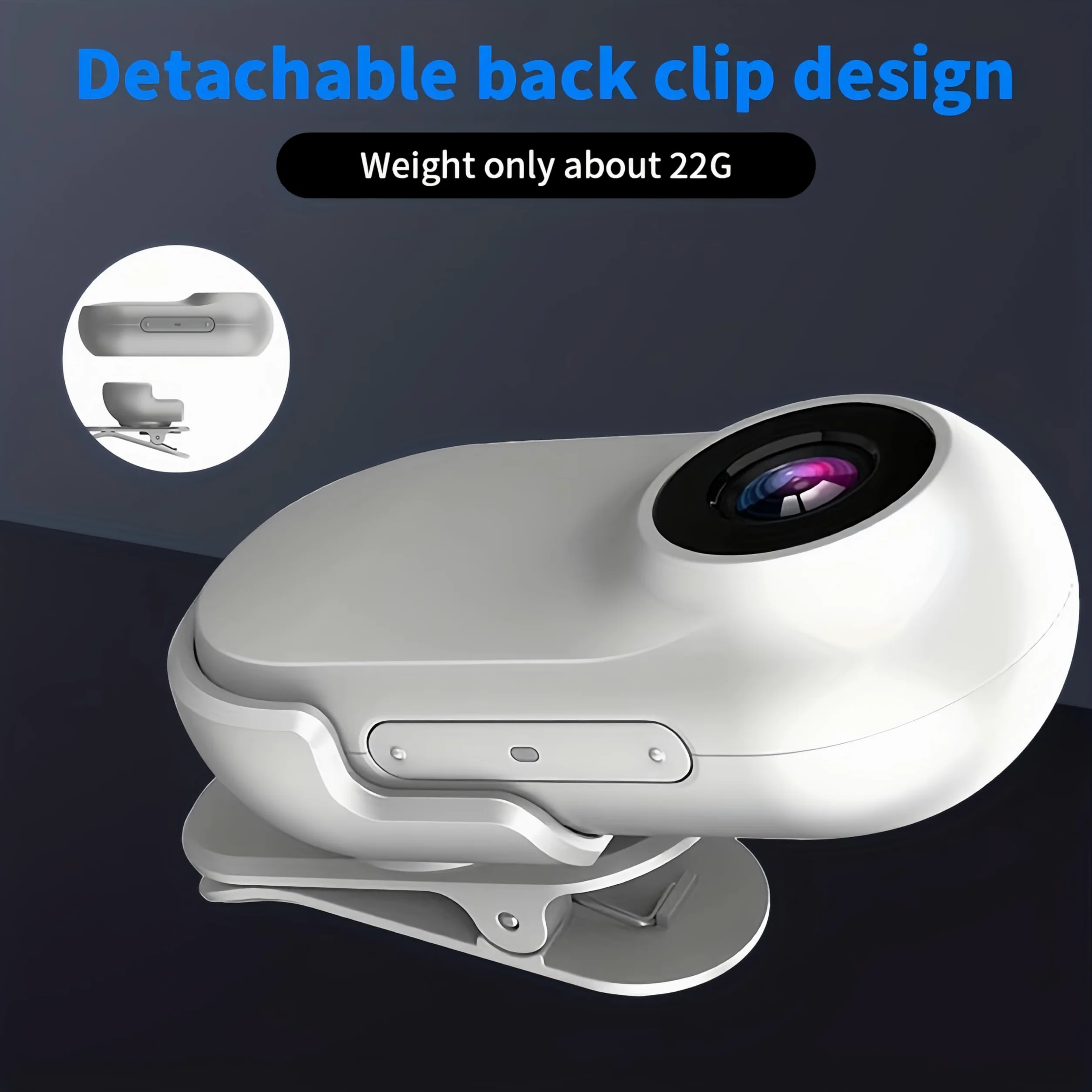 Sxhlseller Collare per Fotocamera per Gatti - Fotocamera per Collare per Cani da Compagnia Grandangolare da 170° con Schermo LCD da 0,96 Pollici, Fotocamera Multifunzionale per