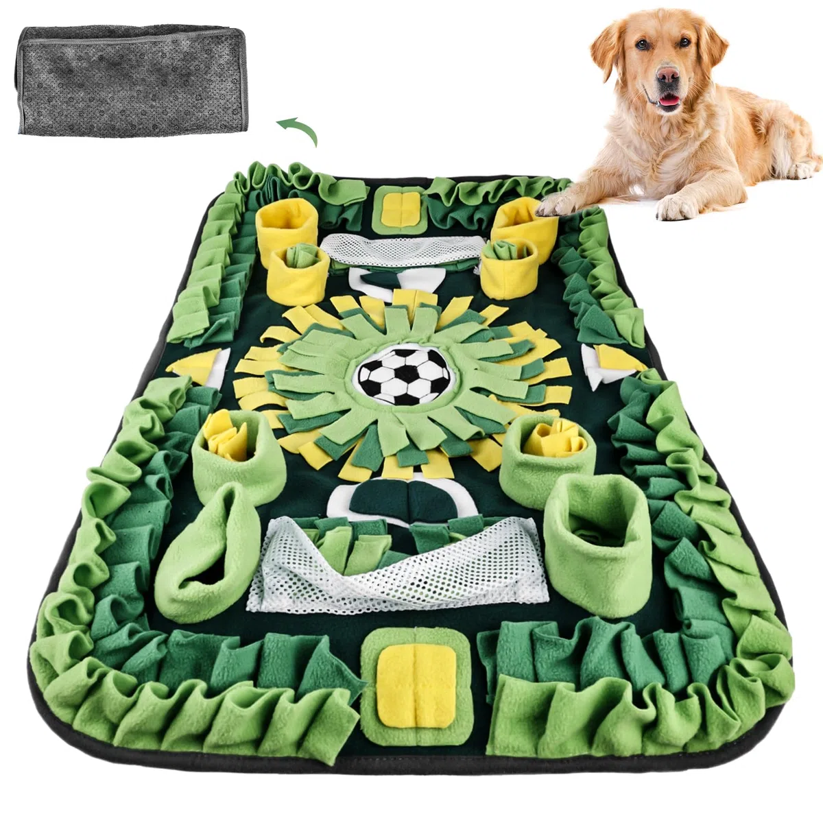 Molbory Tappeto da Fiuto per Cani di Grandi Dimensioni - Giocattolo Intelligente, Coperta Antiscivolo per Cani e Gatti, 73 x 50 cm